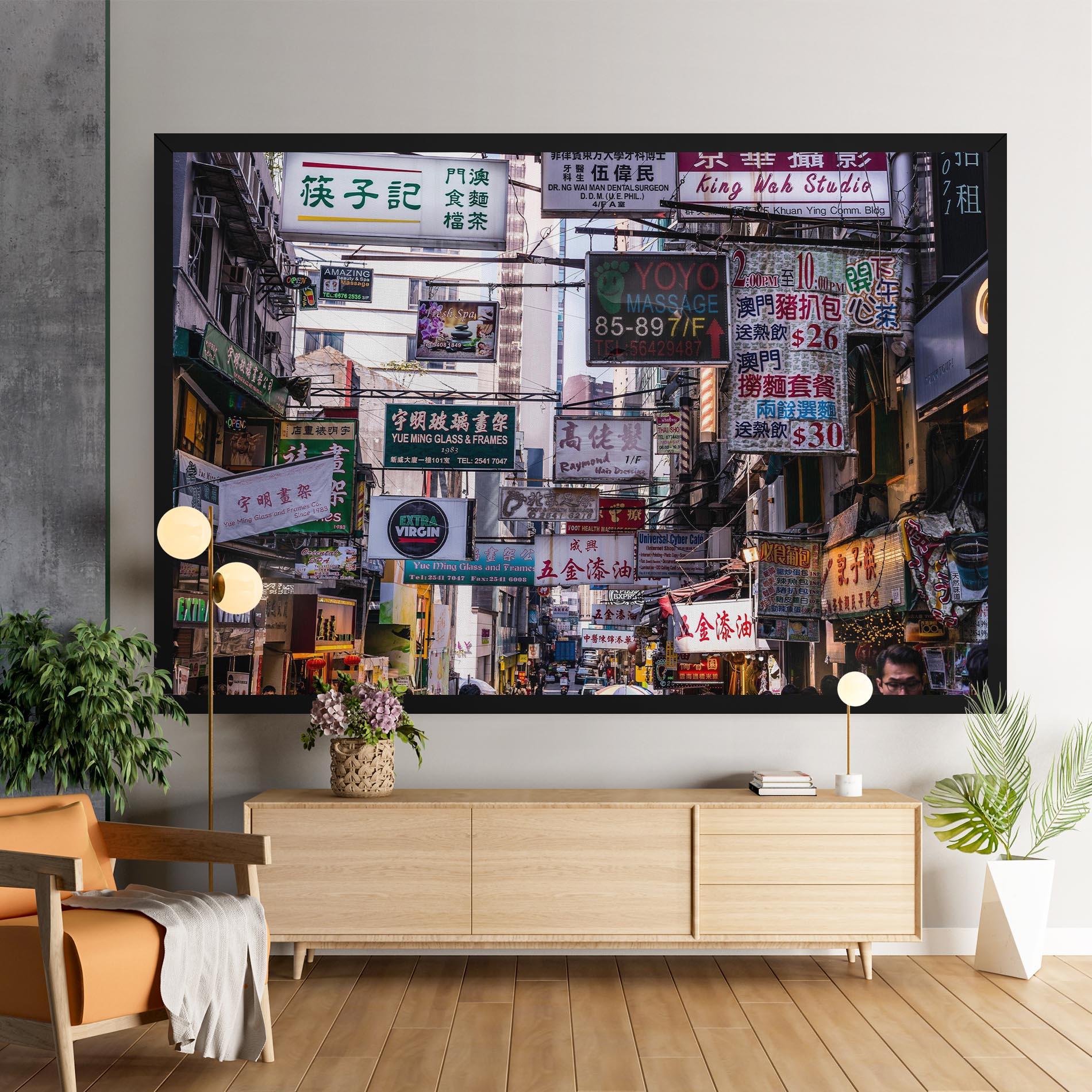 Leinwandbild Mong Kok mockup 9