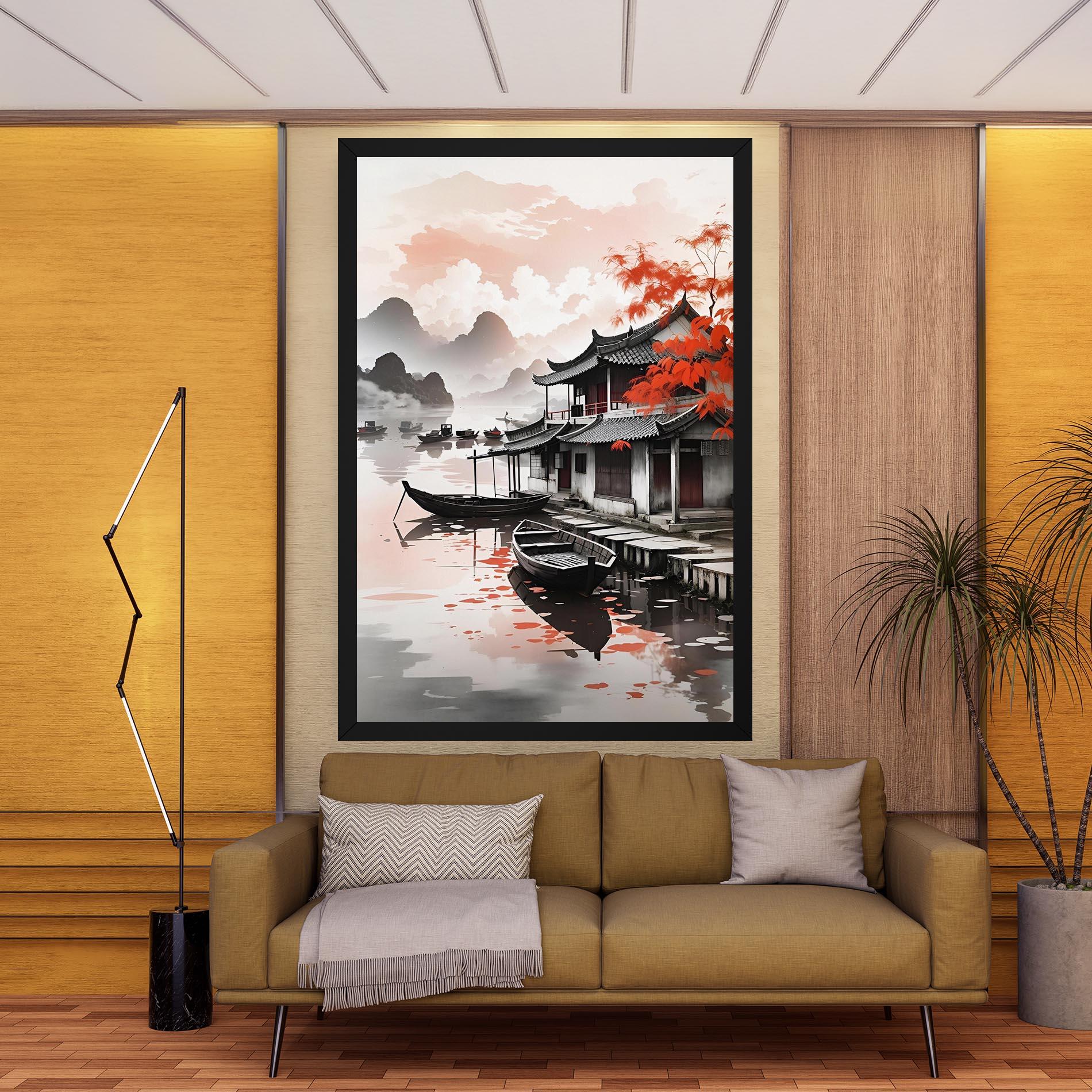 Leinwandbild Architecture Reflections mockup 9