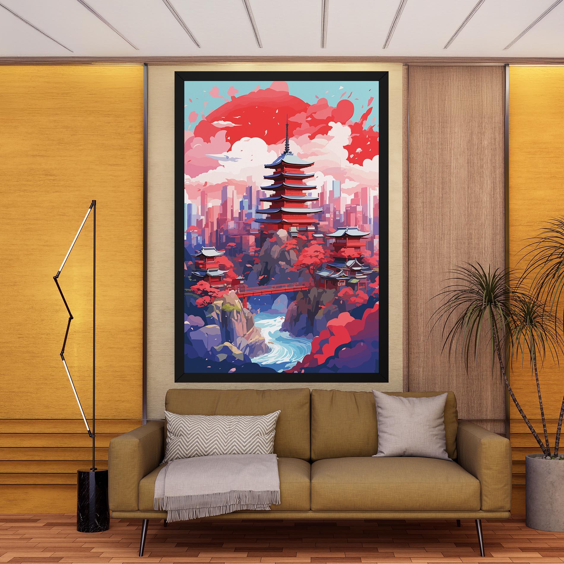 Leinwandbild City Style Art mockup 9