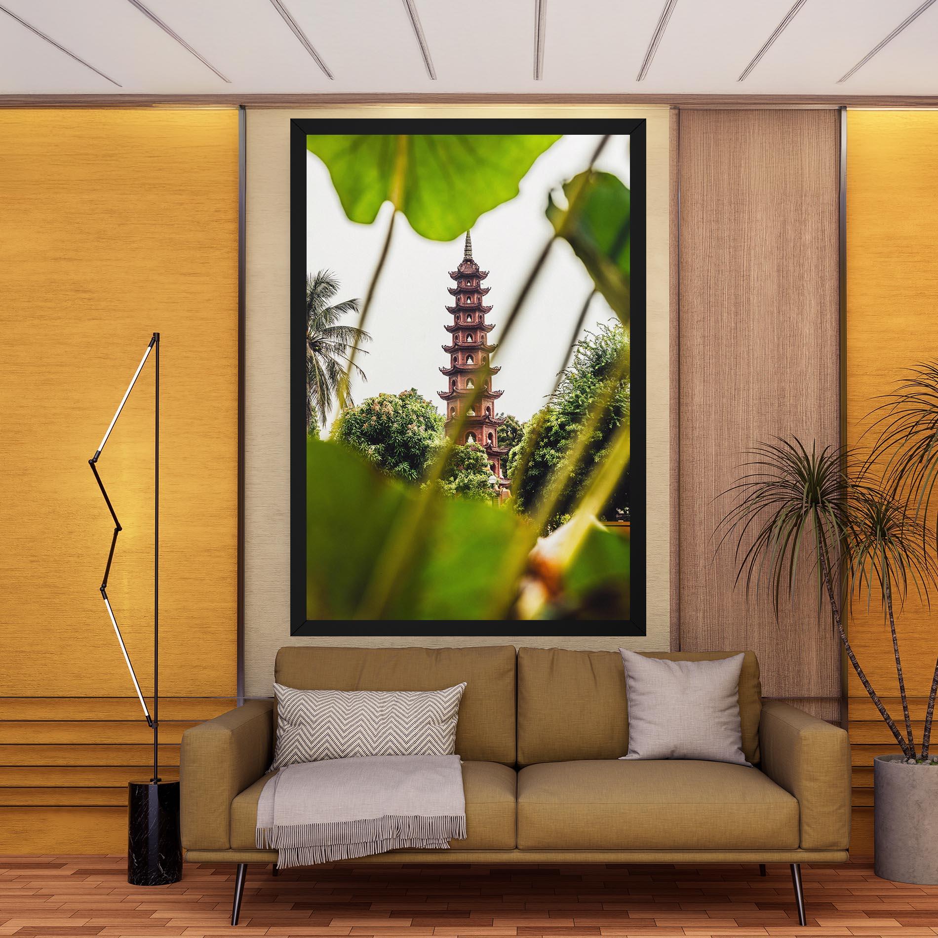 Leinwandbild Tran Quoc Pagoda mockup 9