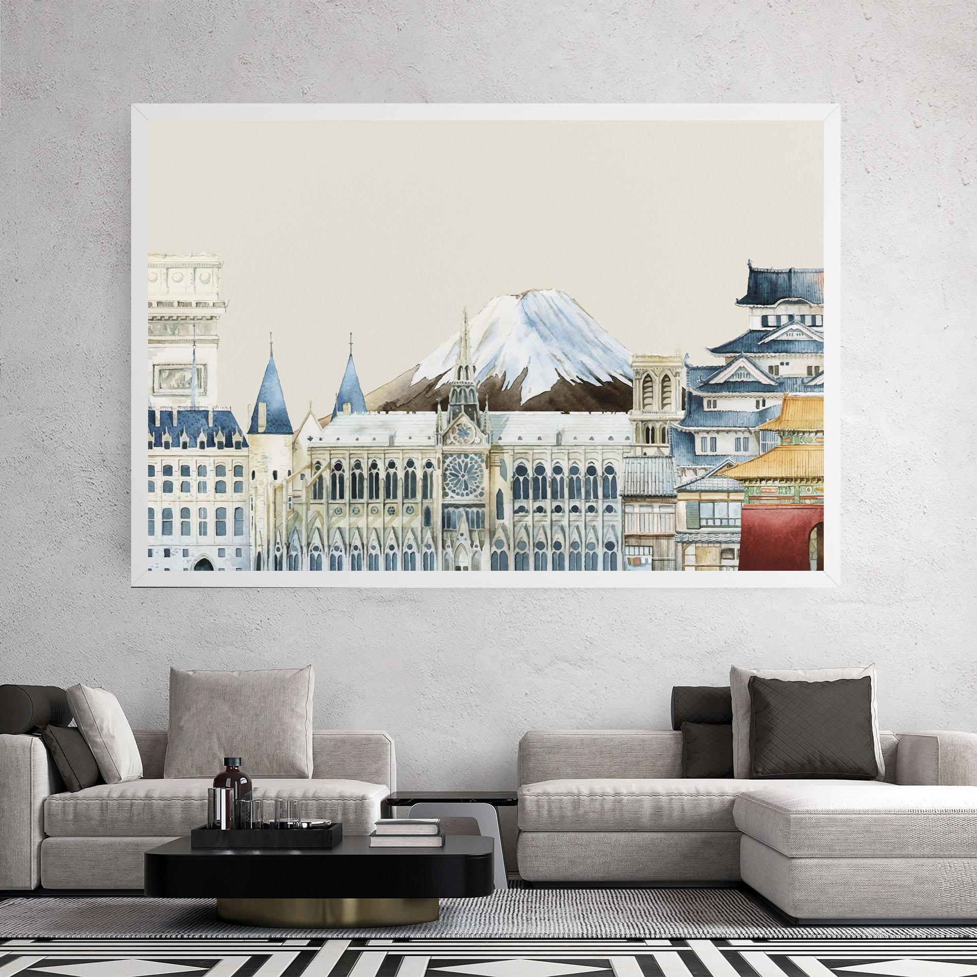 Leinwandbild City Mix mockup 2