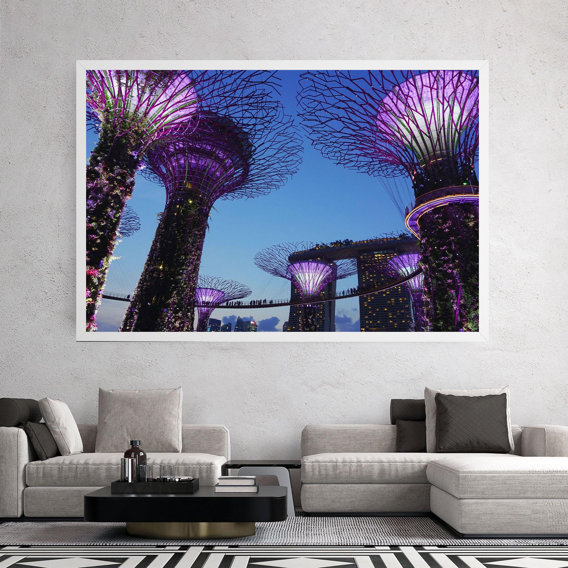 Leinwandbild Gardens By The Bay mockup 2