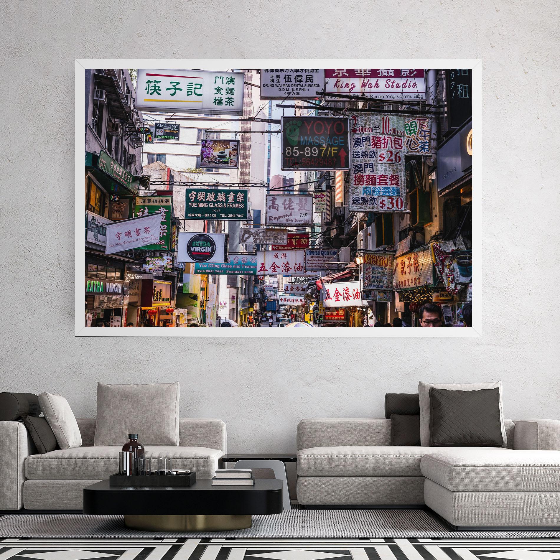 Leinwandbild Mong Kok mockup 2