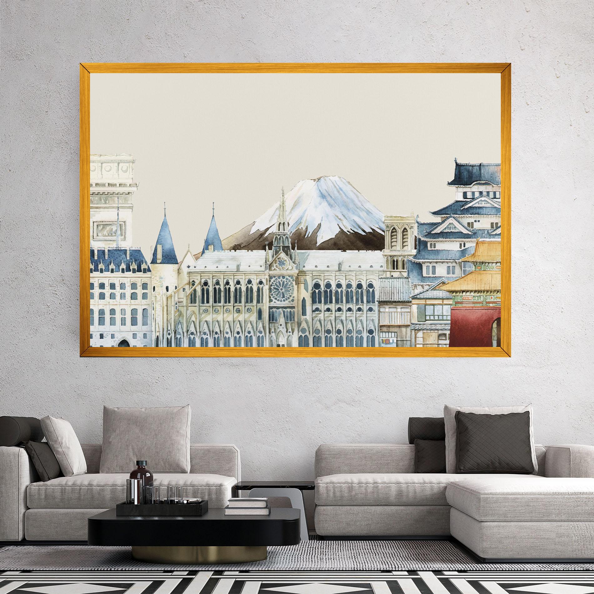 Leinwandbild City Mix mockup 2