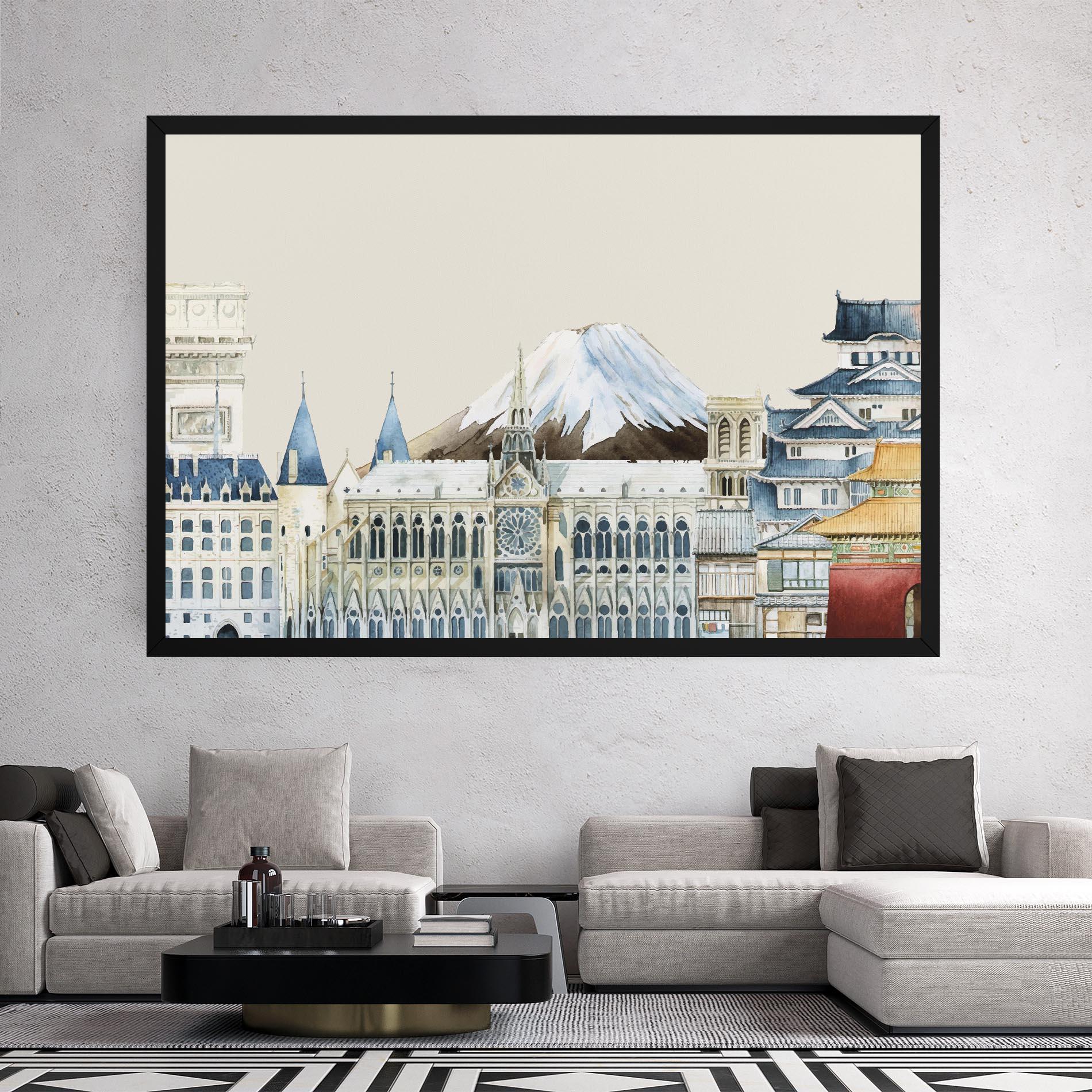 Leinwandbild City Mix mockup 2