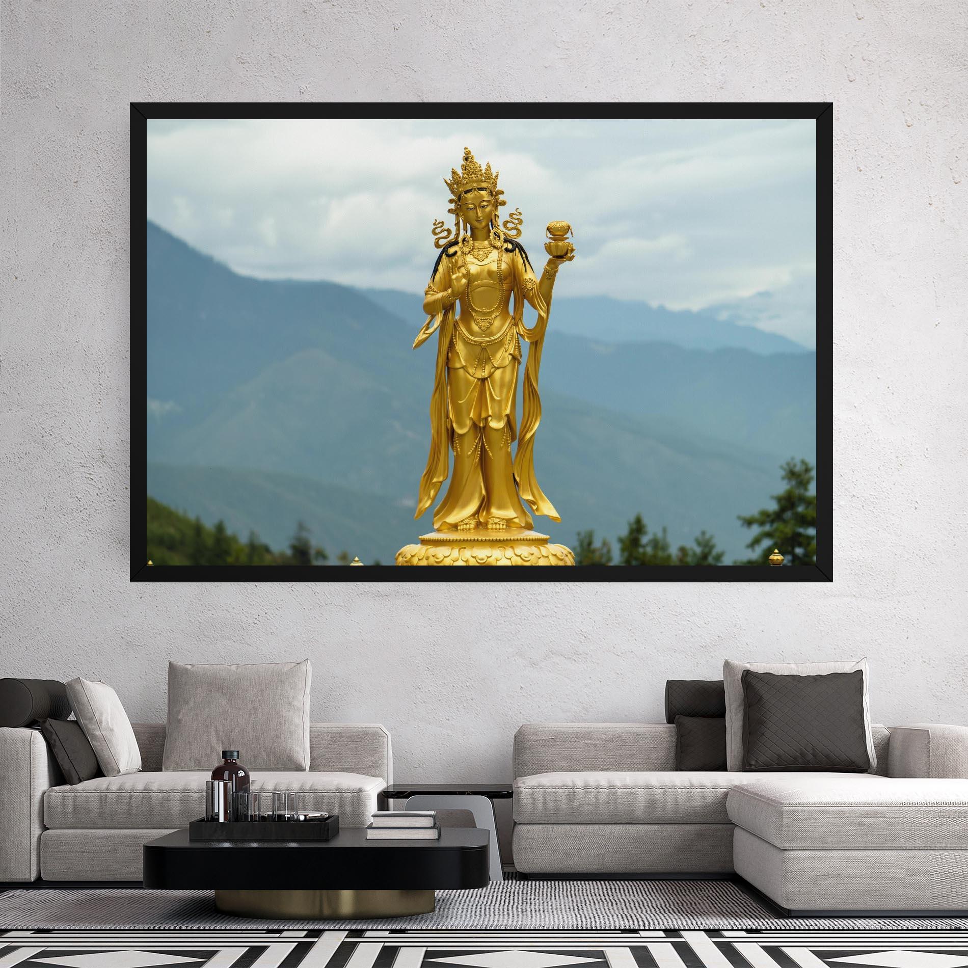 Leinwandbild Golden Tara mockup 2