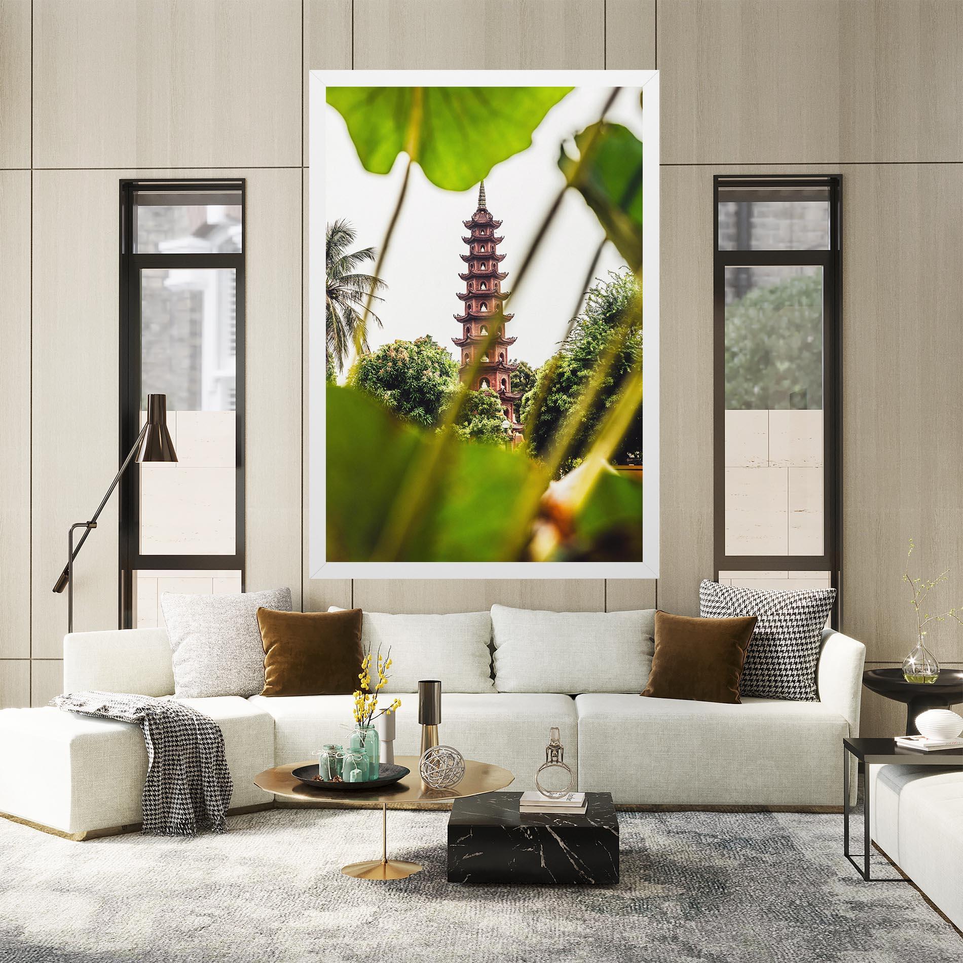 Leinwandbild Tran Quoc Pagoda mockup 2