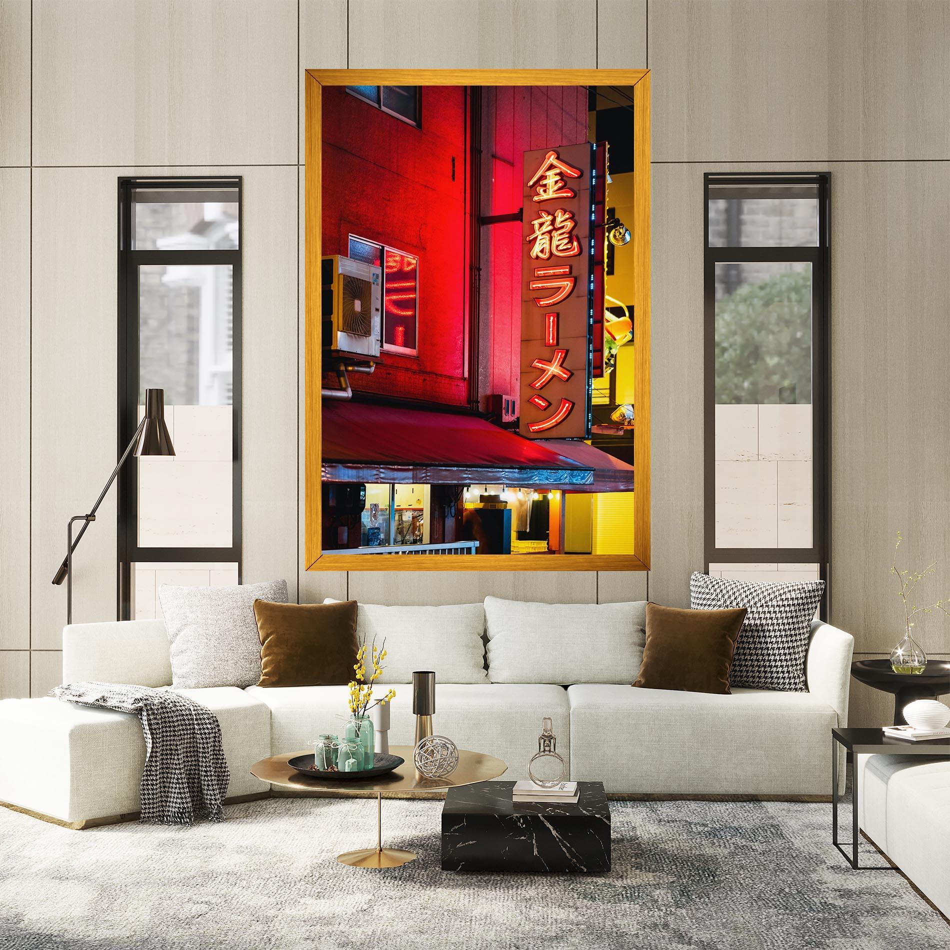 Leinwandbild Ramen Restaurant mockup 2