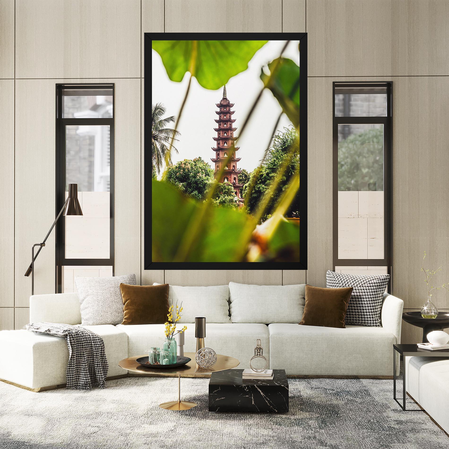 Leinwandbild Tran Quoc Pagoda mockup 2