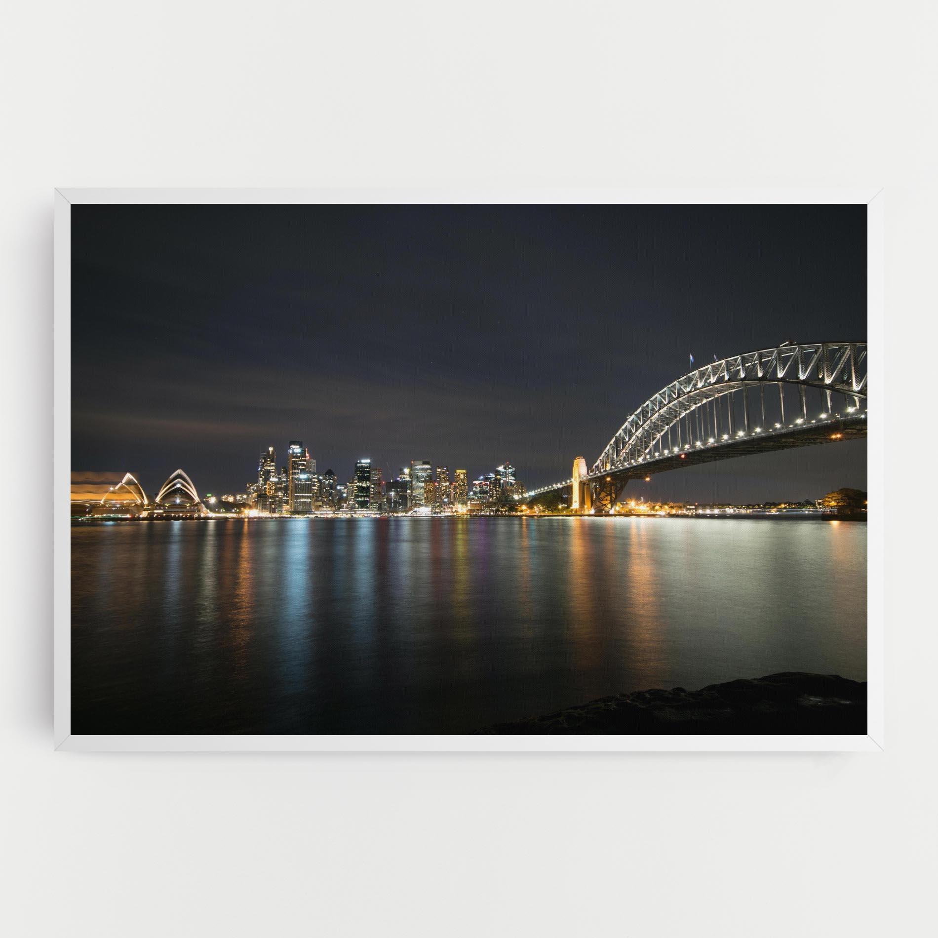 Leinwandbild Harbour Bridge mockup 0