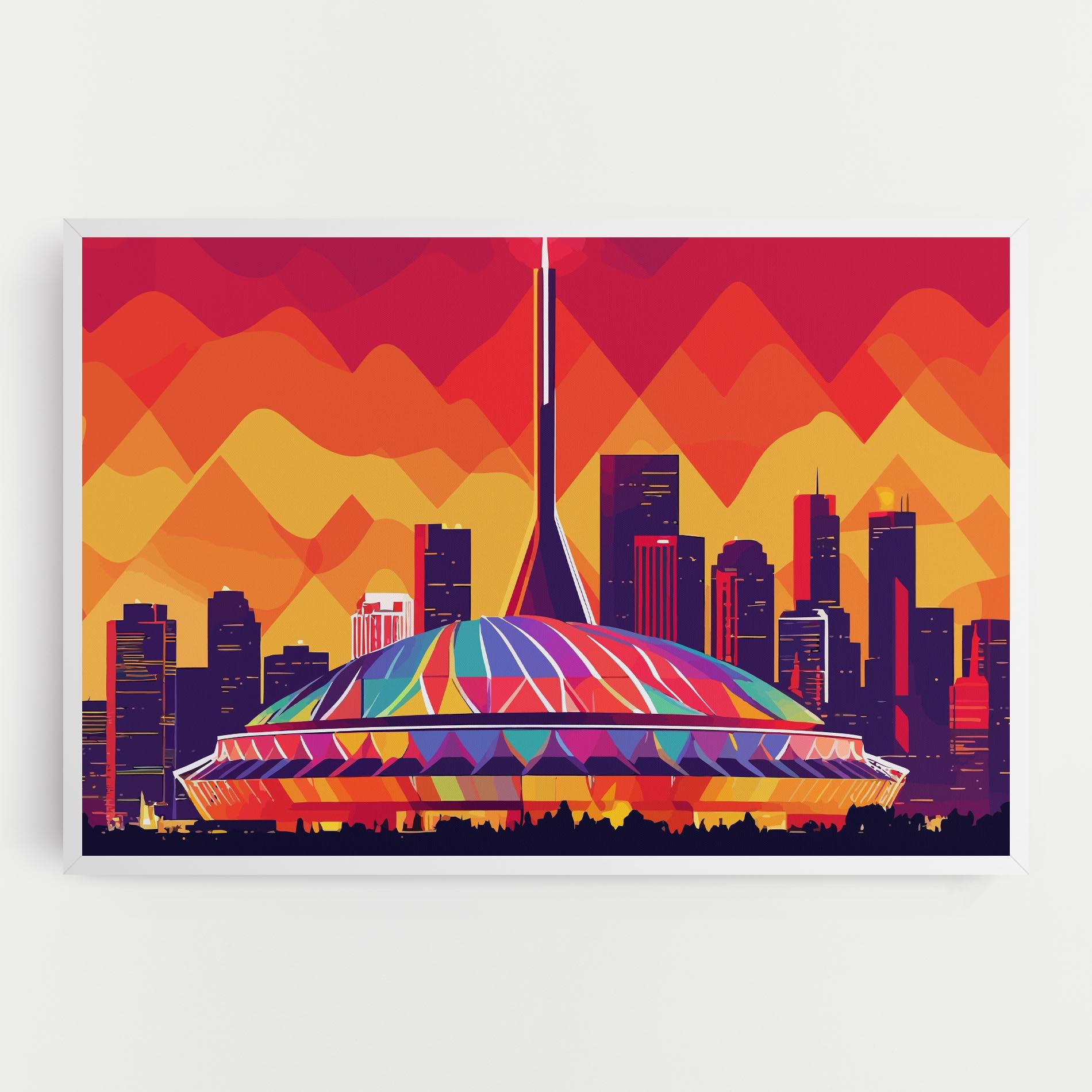 Leinwandbild Olympic Stadium mockup 0