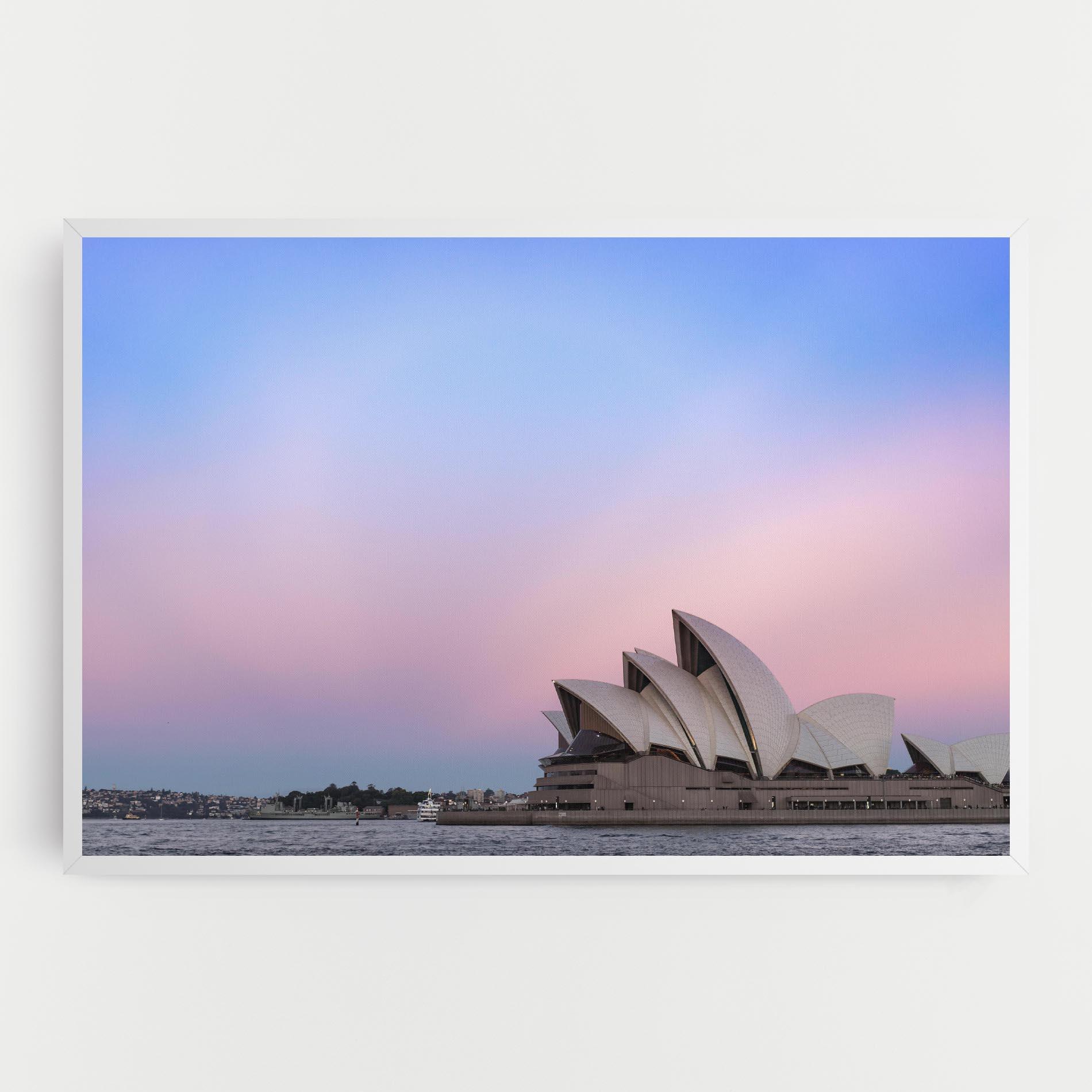 Leinwandbild Sydney Purple Sky mockup 0