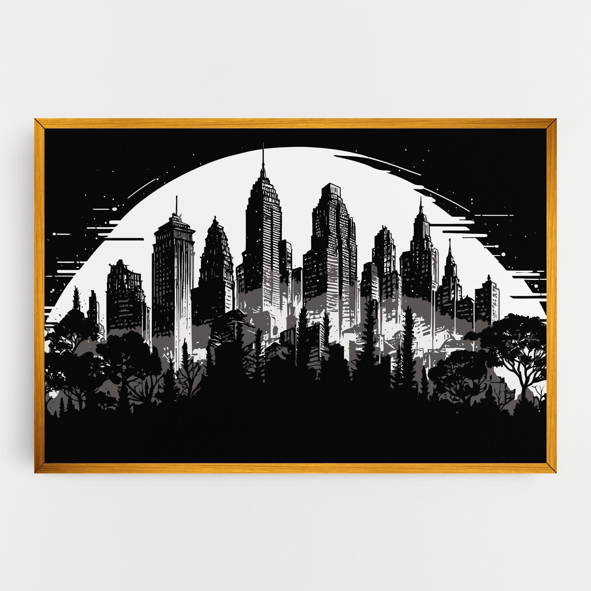 Leinwandbild Australia Moon mockup 0