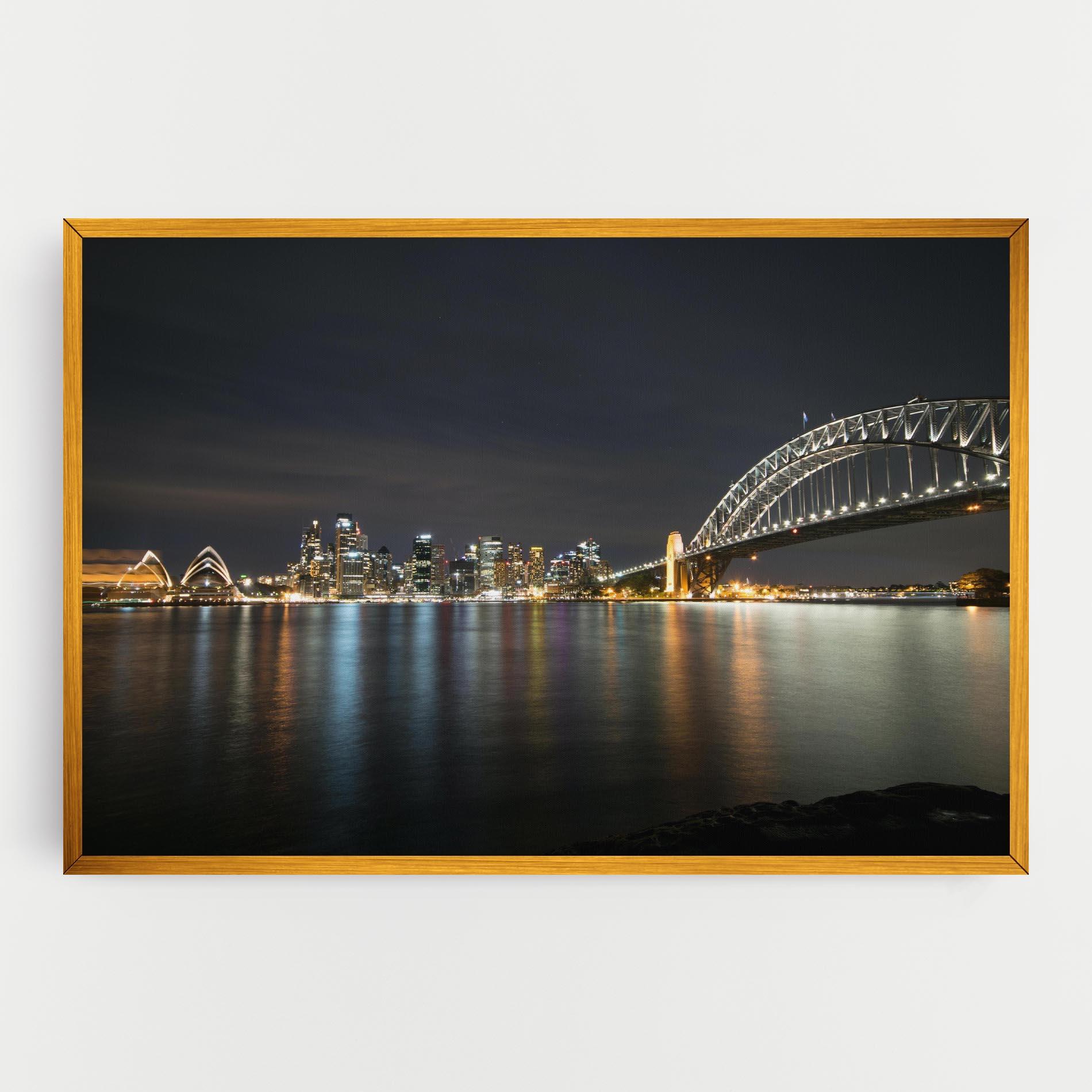 Leinwandbild Harbour Bridge mockup 0