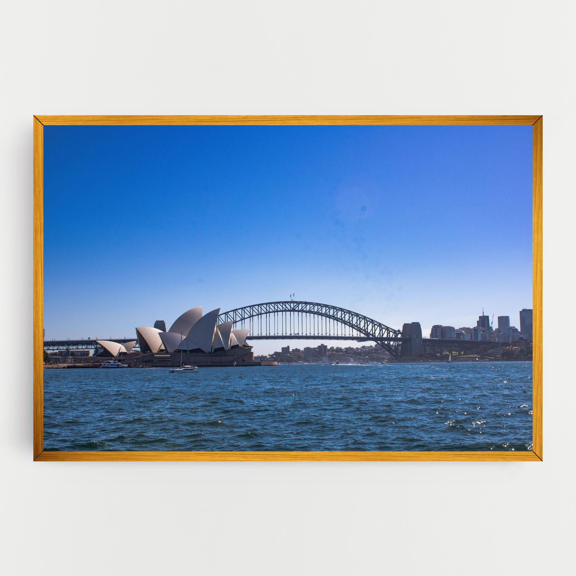 Leinwandbild Sydney Day Bridge mockup 0