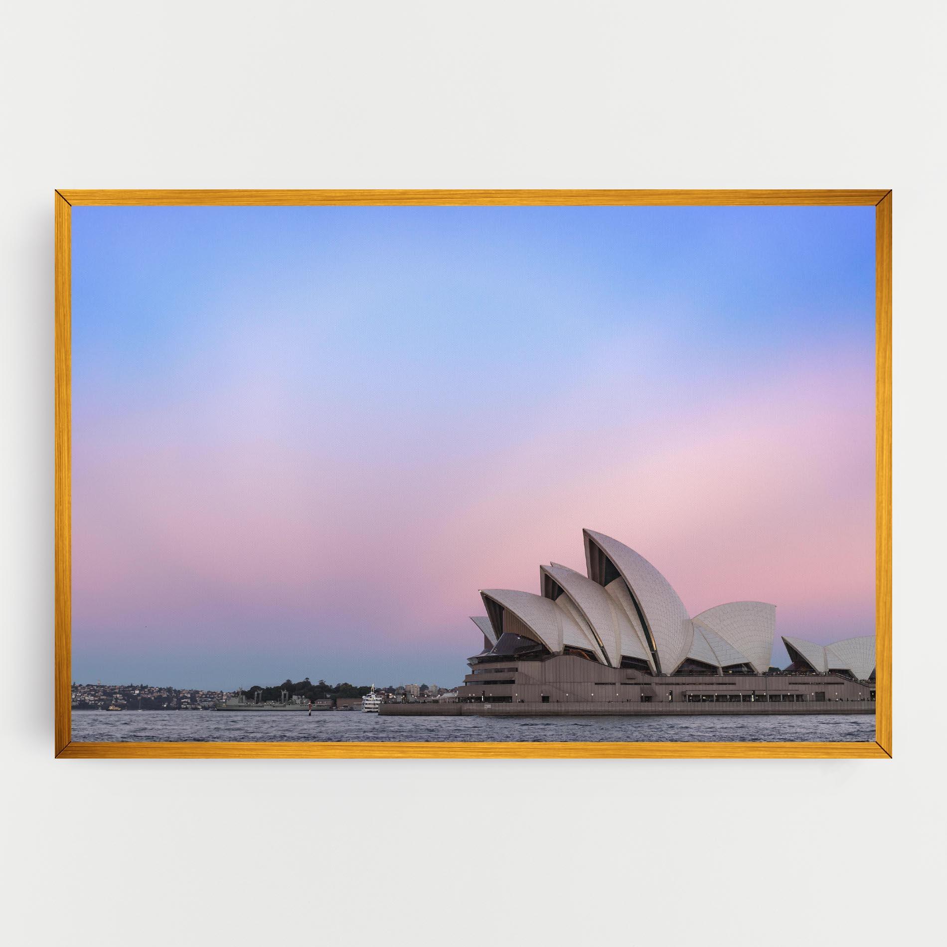 Leinwandbild Sydney Purple Sky mockup 0