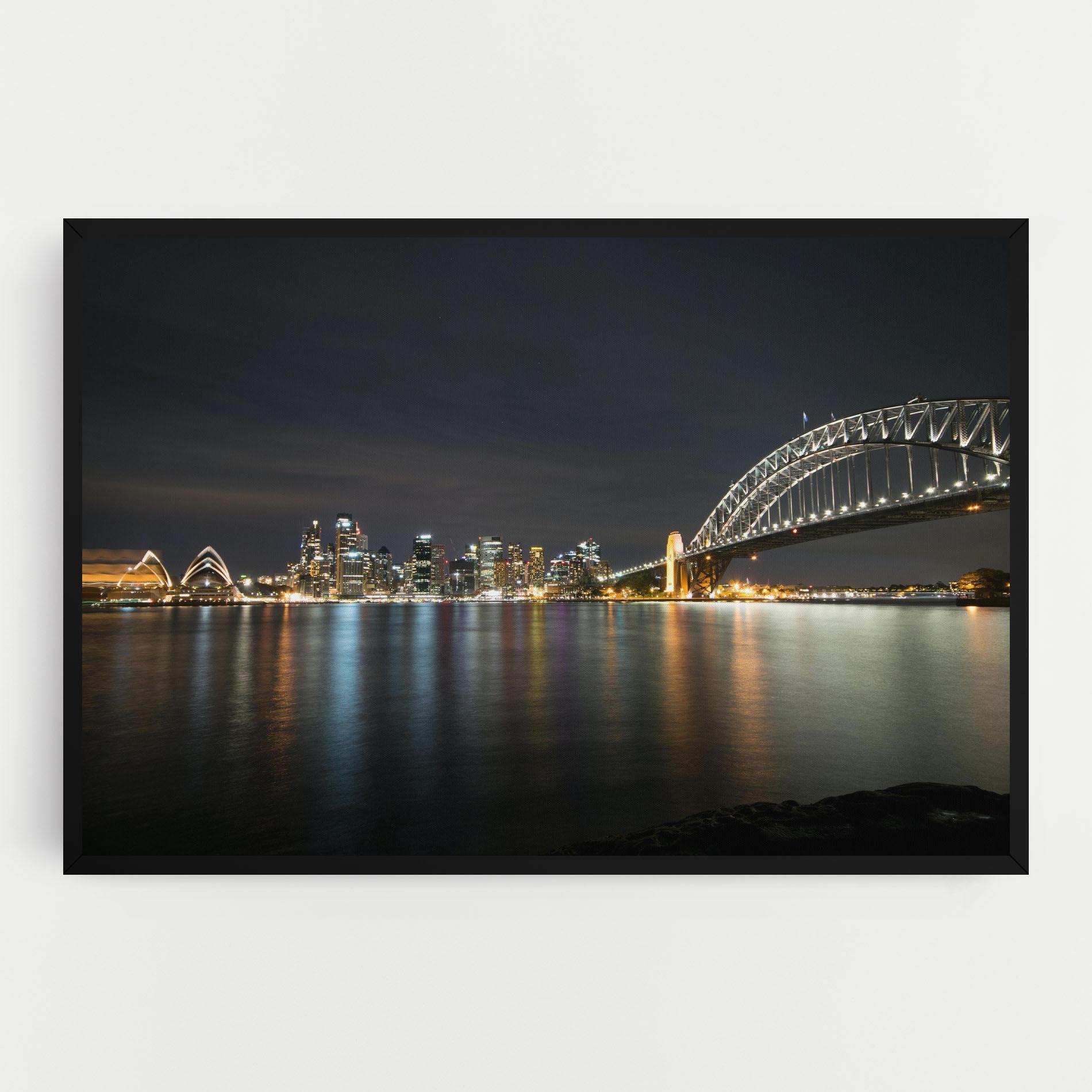 Leinwandbild Harbour Bridge mockup 0