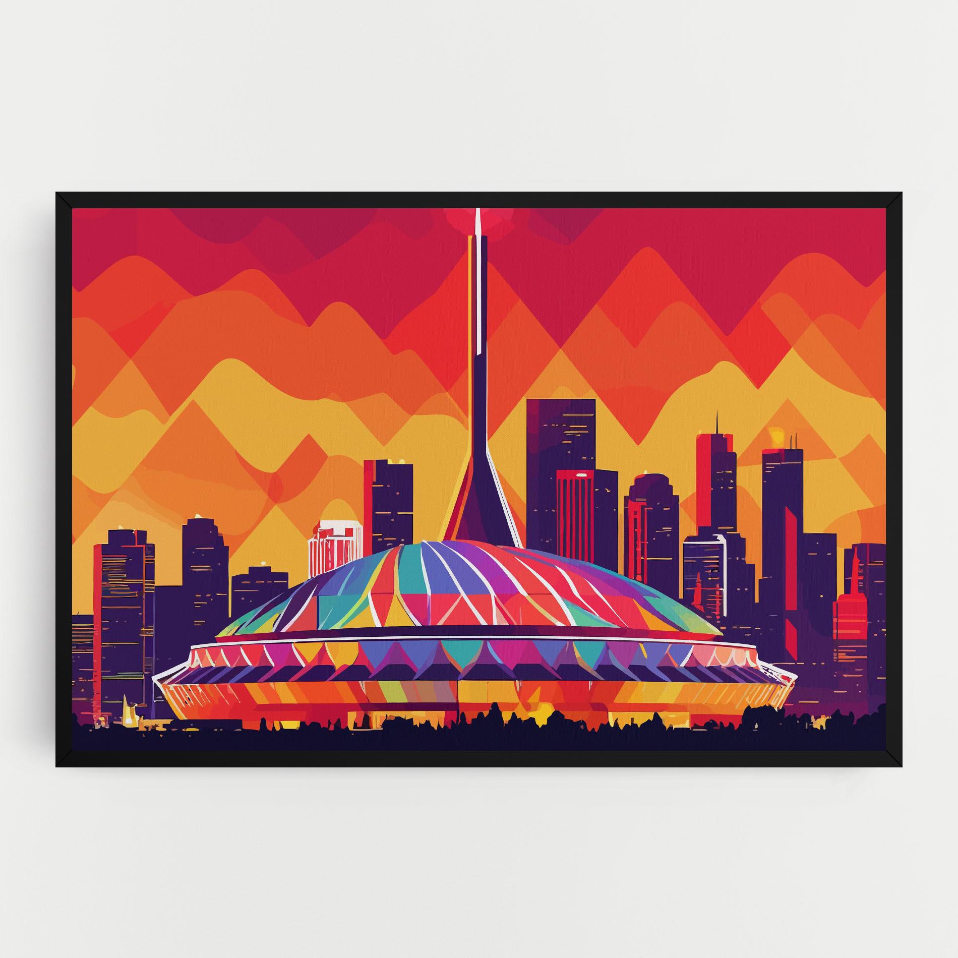 Leinwandbild Olympic Stadium mockup 0