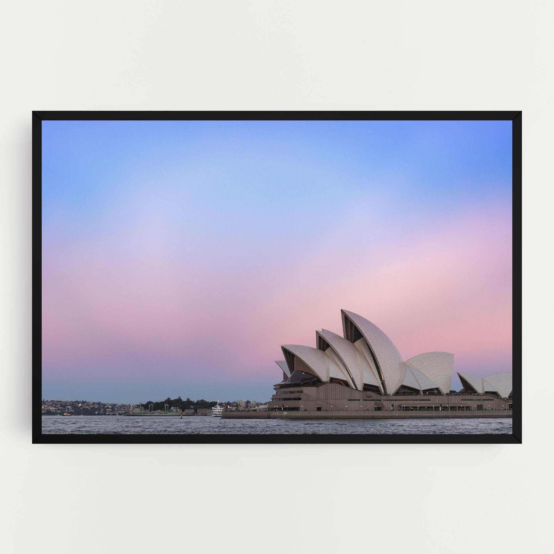 Leinwandbild Sydney Purple Sky mockup 0