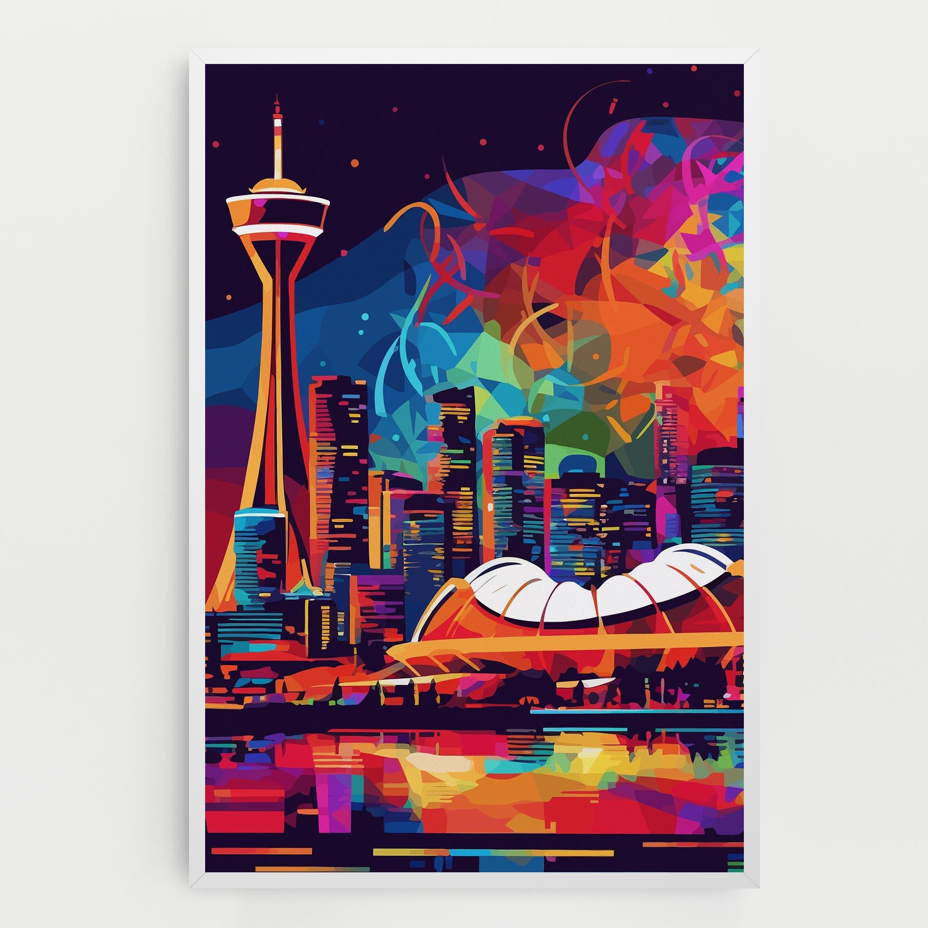 Leinwandbild Olympic Stadium Art mockup 0