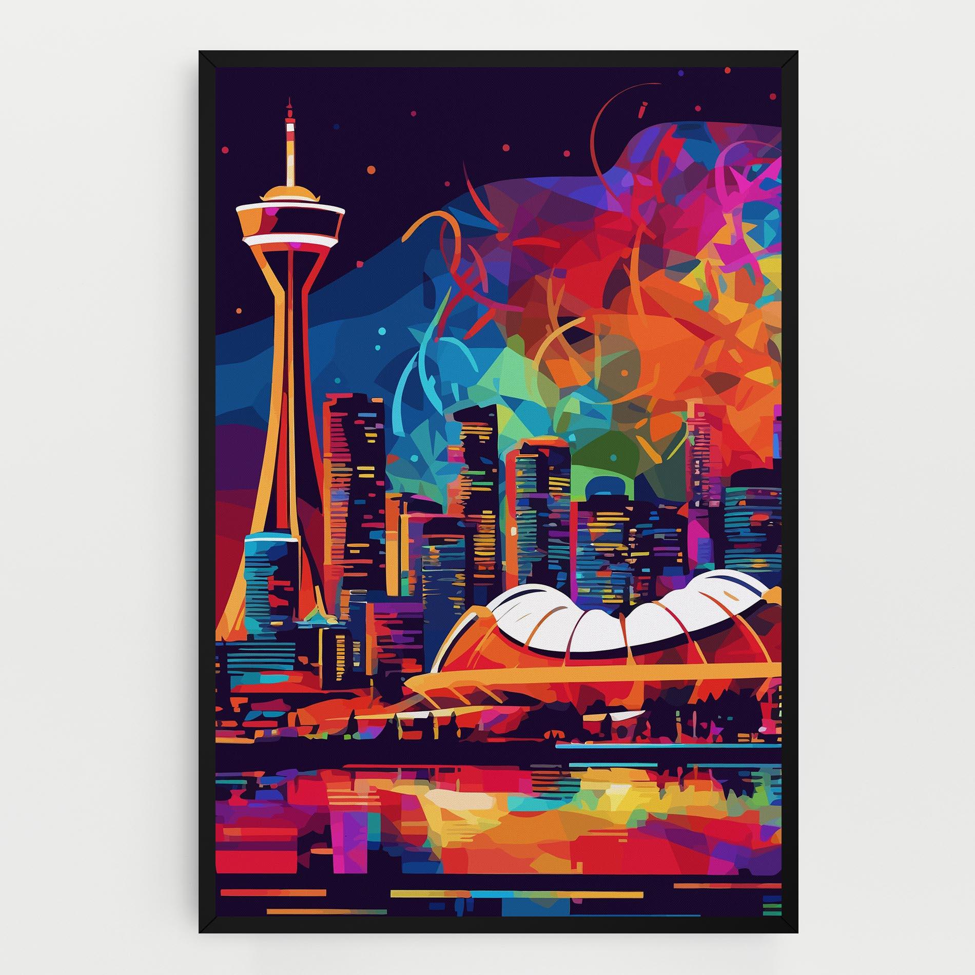 Leinwandbild Olympic Stadium Art mockup 0