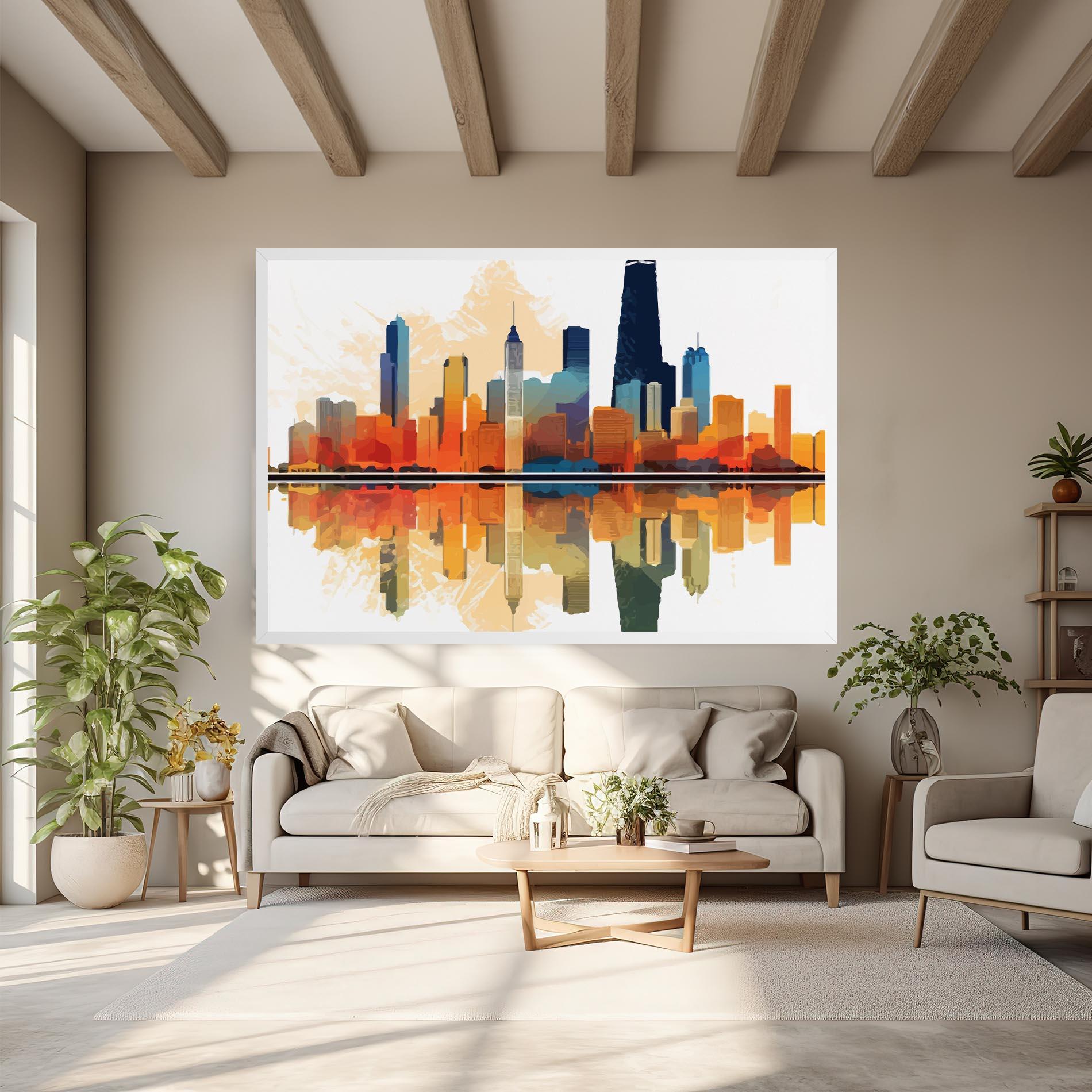 Leinwandbild Australian River mockup 6