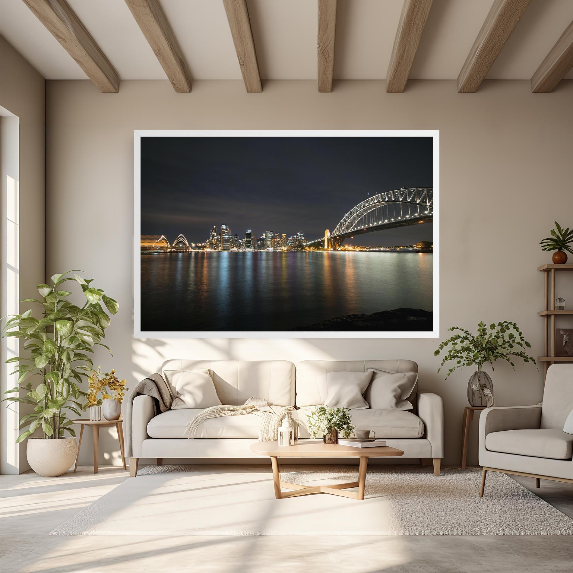 Leinwandbild Harbour Bridge mockup 6