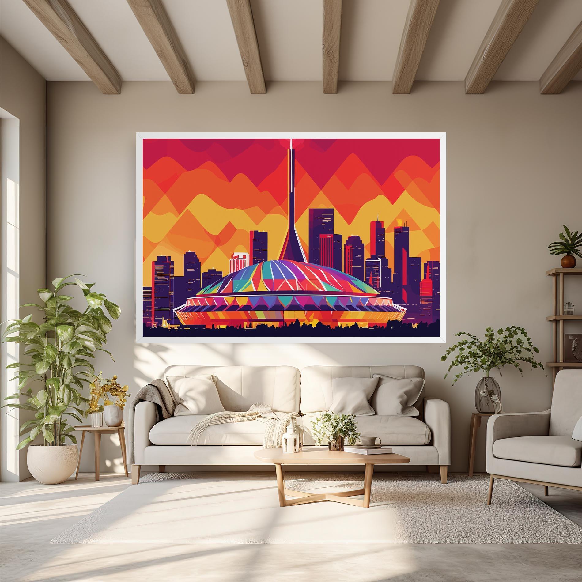 Leinwandbild Olympic Stadium mockup 6