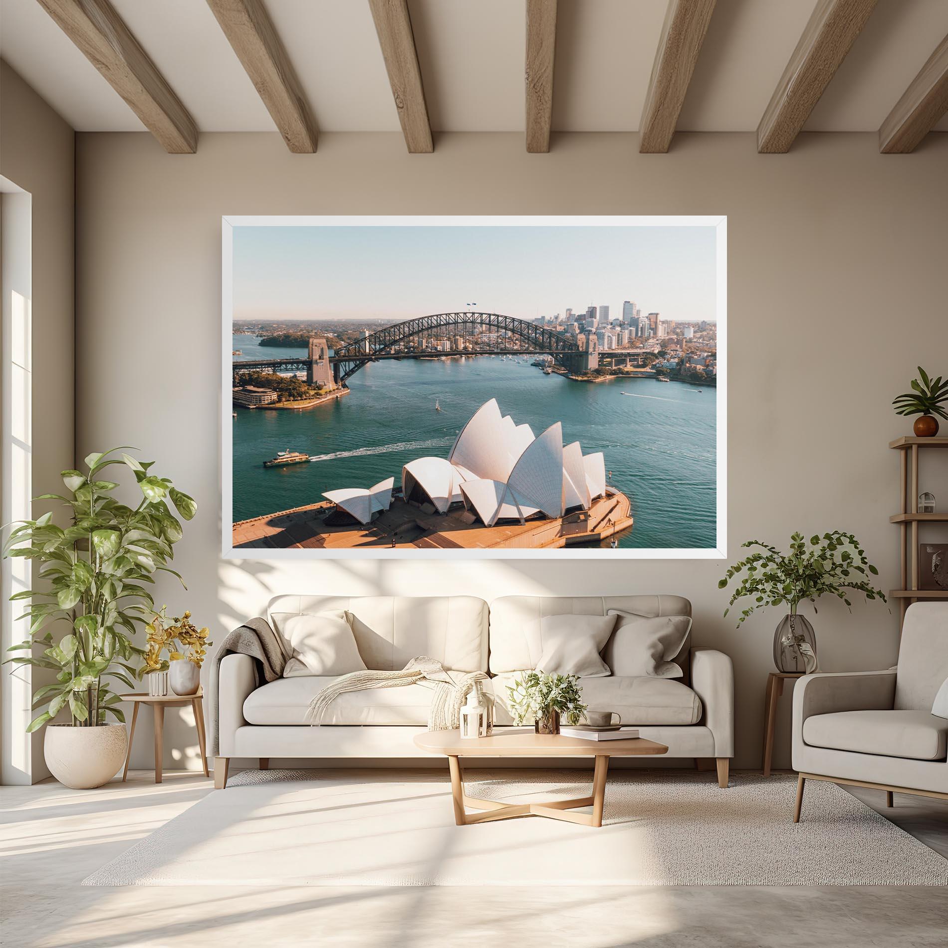 Leinwandbild Sydney View mockup 6