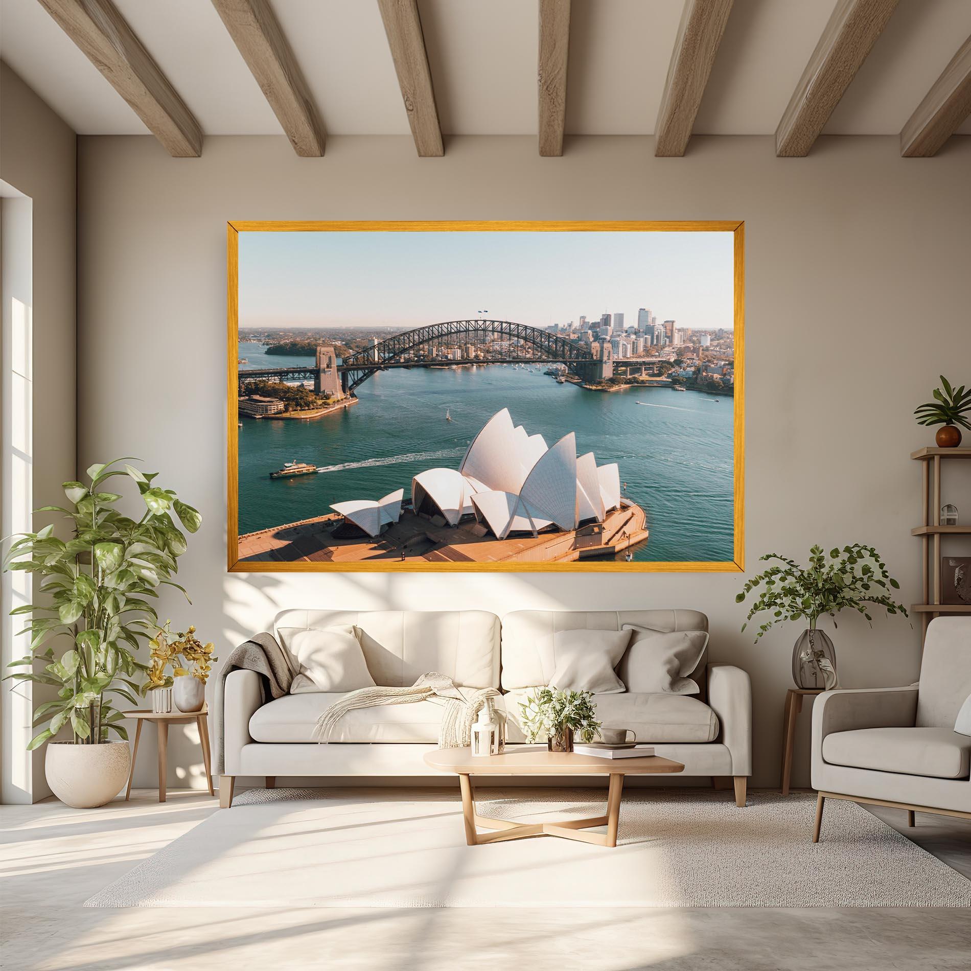 Leinwandbild Sydney View mockup 6
