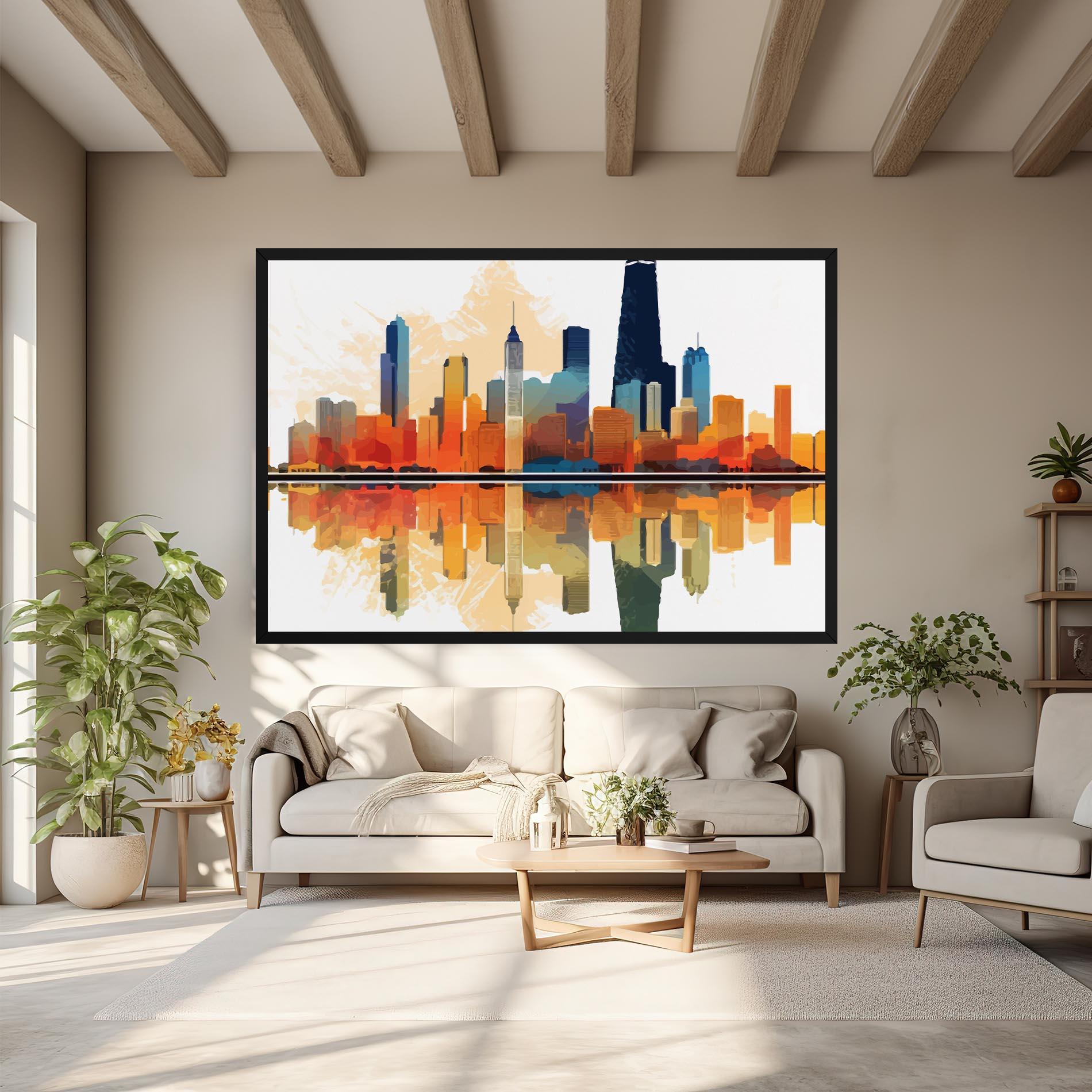 Leinwandbild Australian River mockup 6
