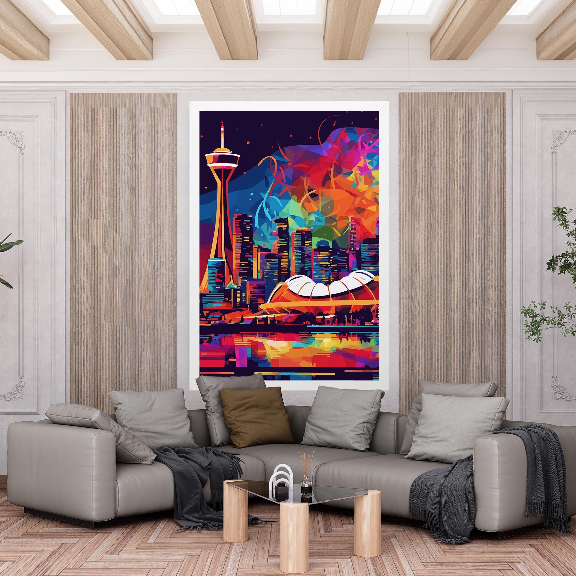 Leinwandbild Olympic Stadium Art mockup 6