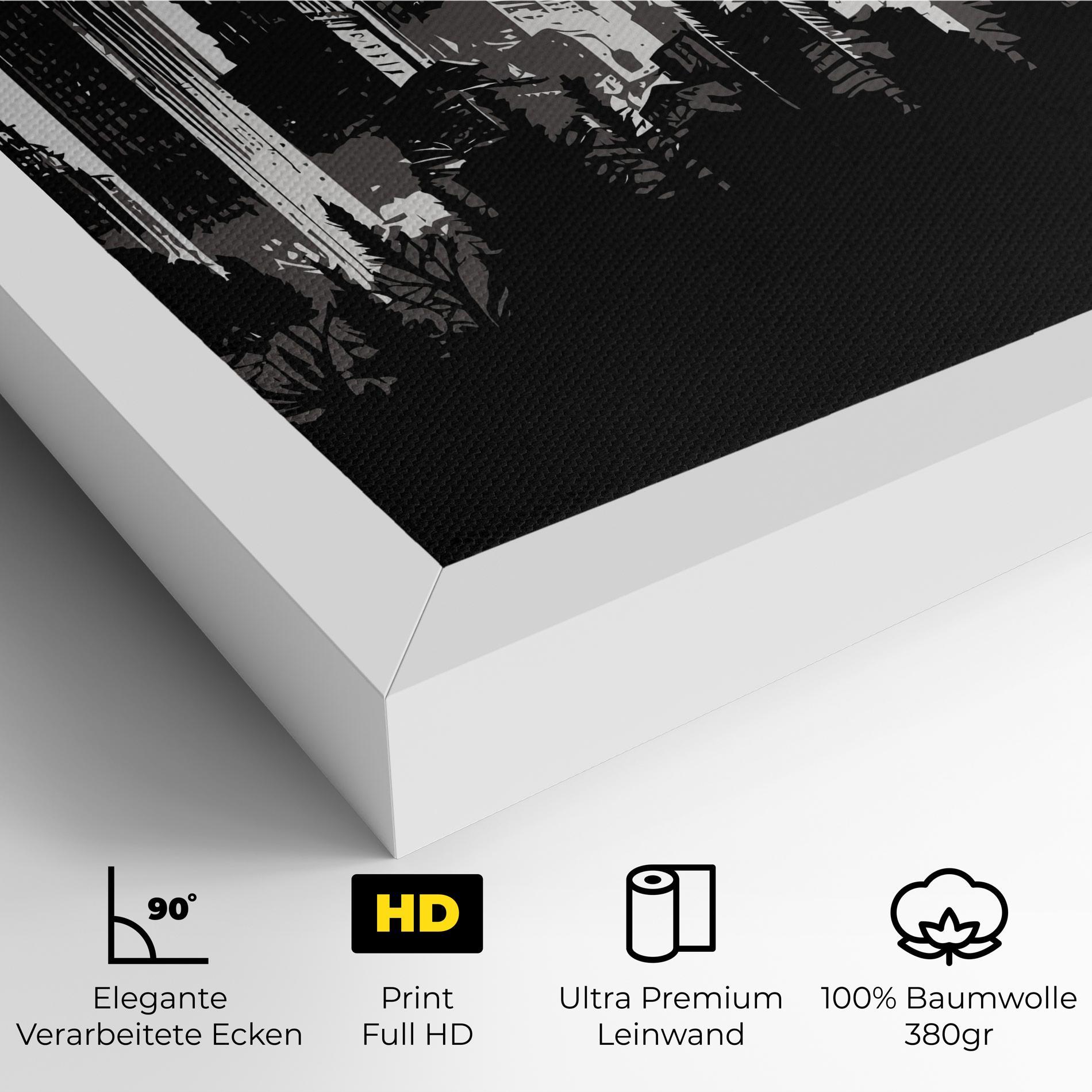 Leinwandbild Australia Moon mockup 4