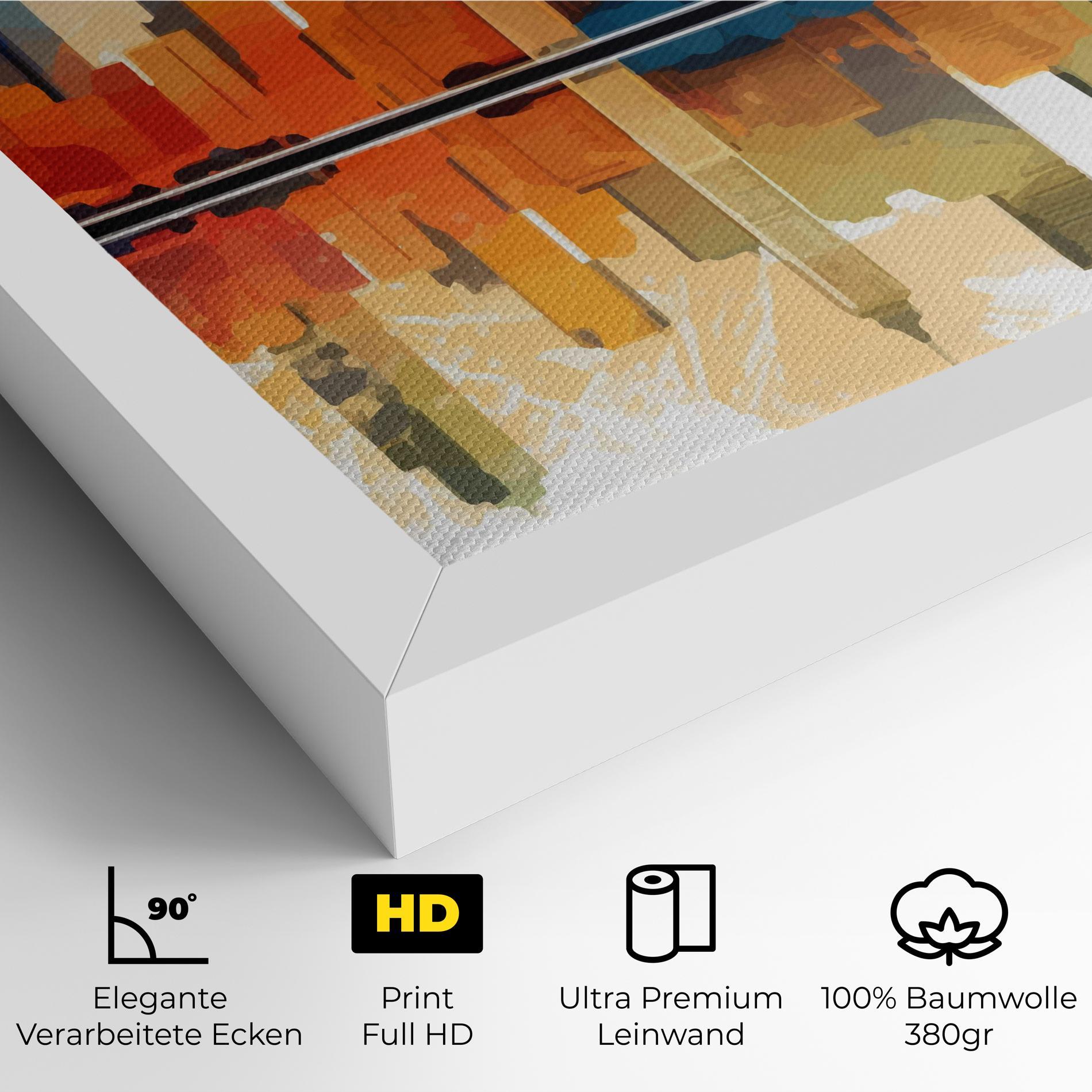 Leinwandbild Australian River mockup 4