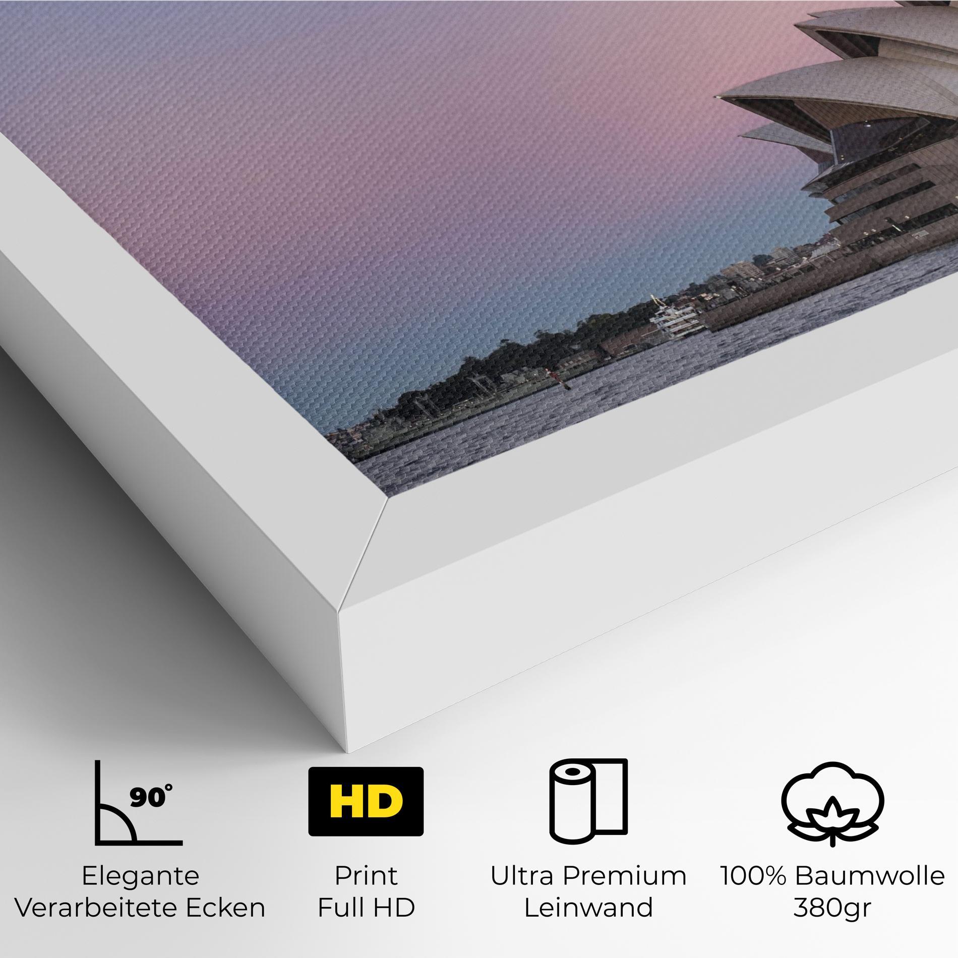 Leinwandbild Sydney Purple Sky mockup 4
