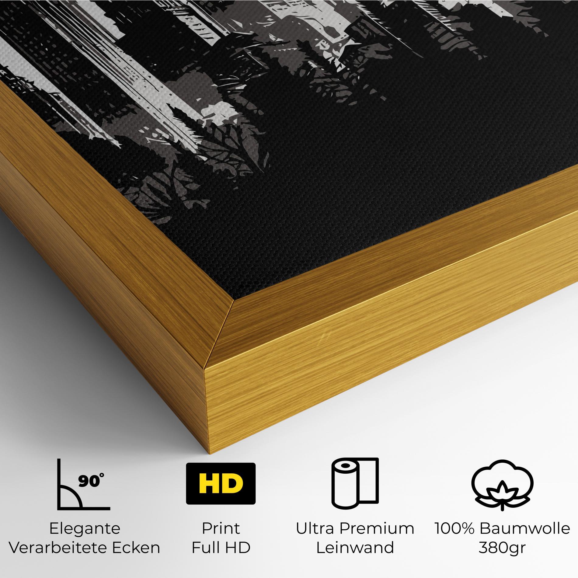 Leinwandbild Australia Moon mockup 4