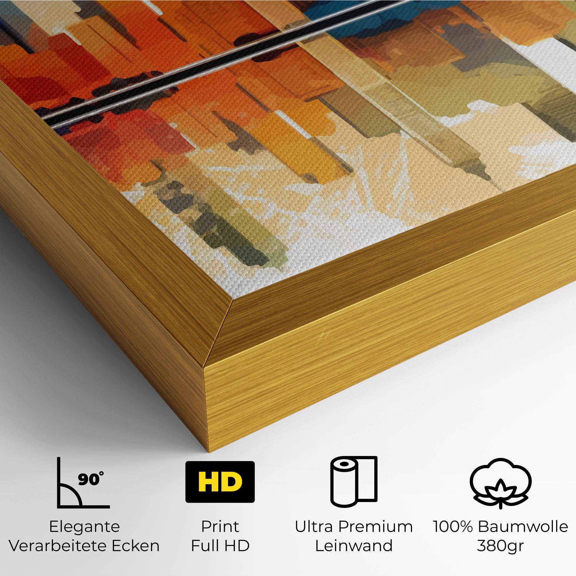 Leinwandbild Australian River mockup 4