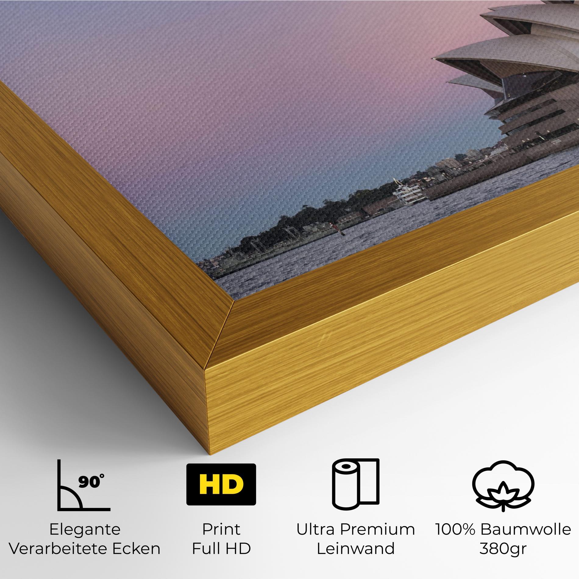 Leinwandbild Sydney Purple Sky mockup 4