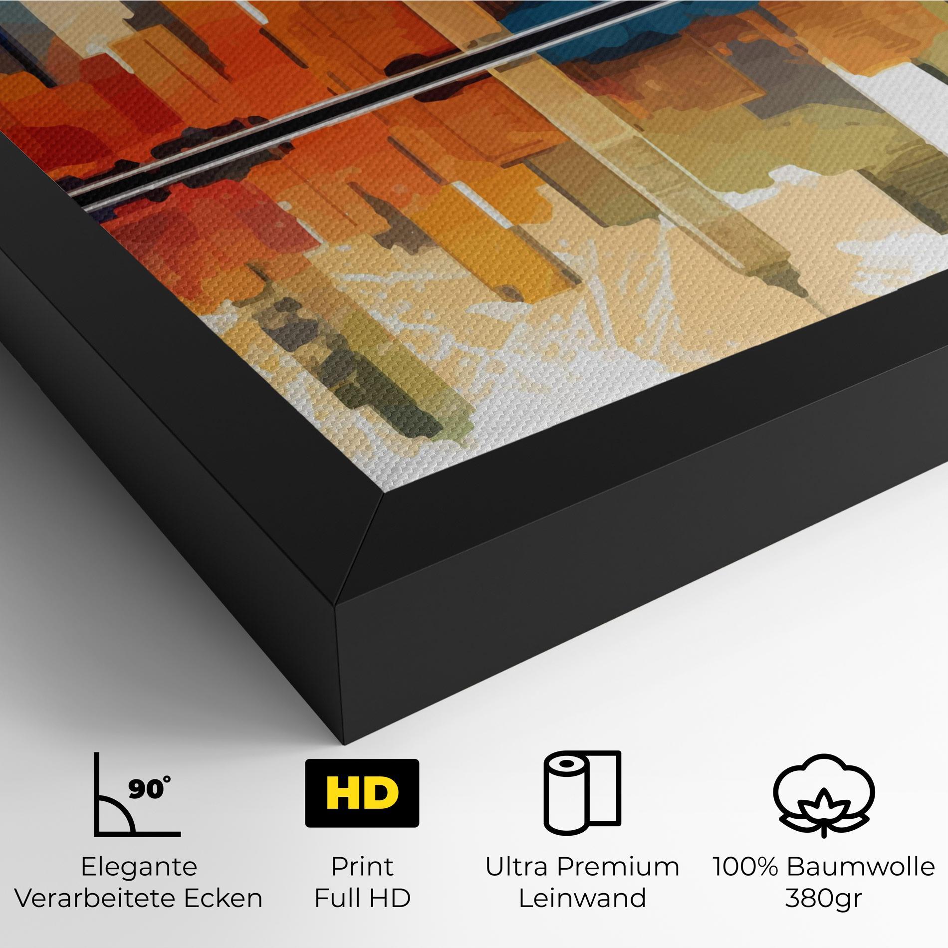 Leinwandbild Australian River mockup 4
