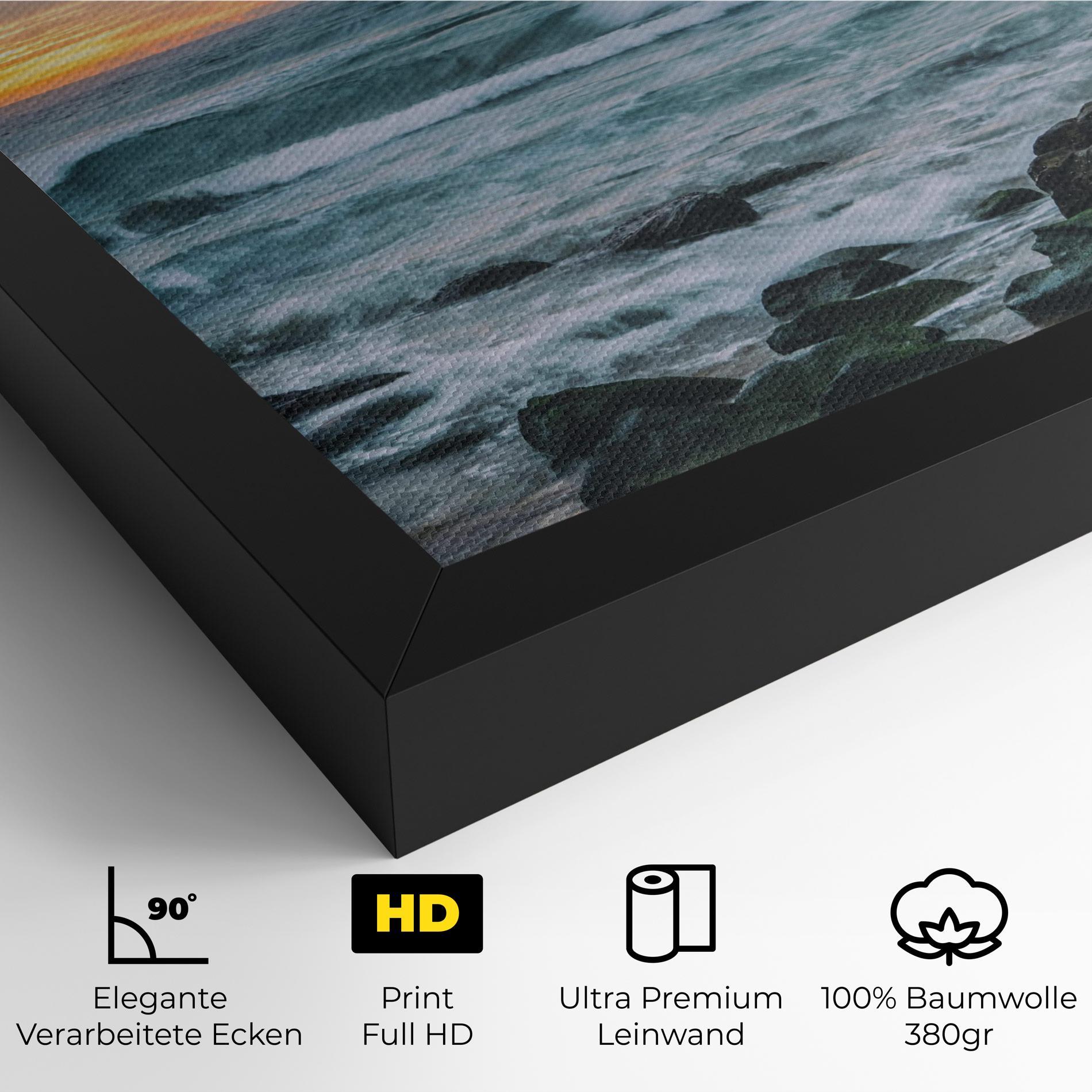 Leinwandbild Bondi Beach Sunset mockup 4