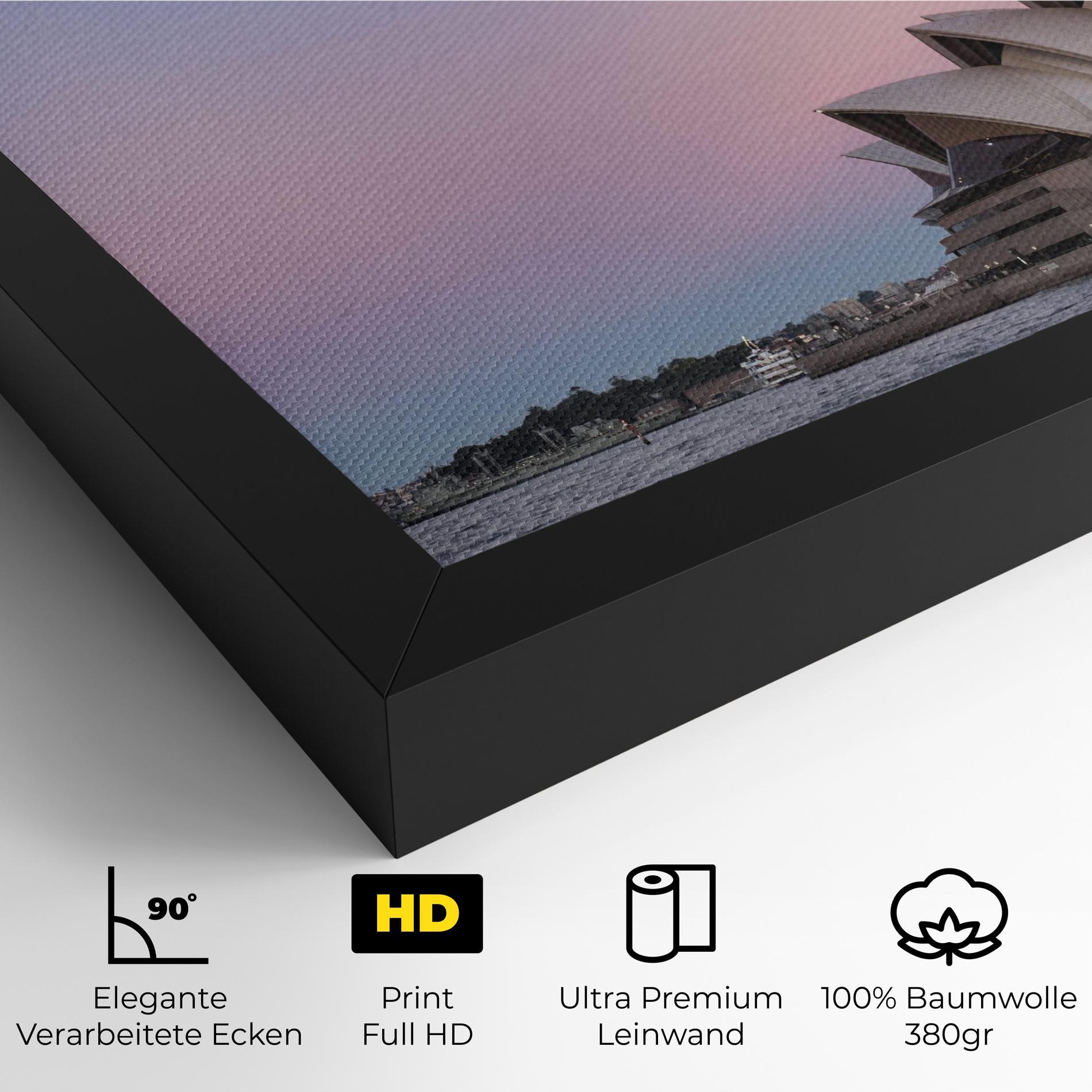Leinwandbild Sydney Purple Sky mockup 4