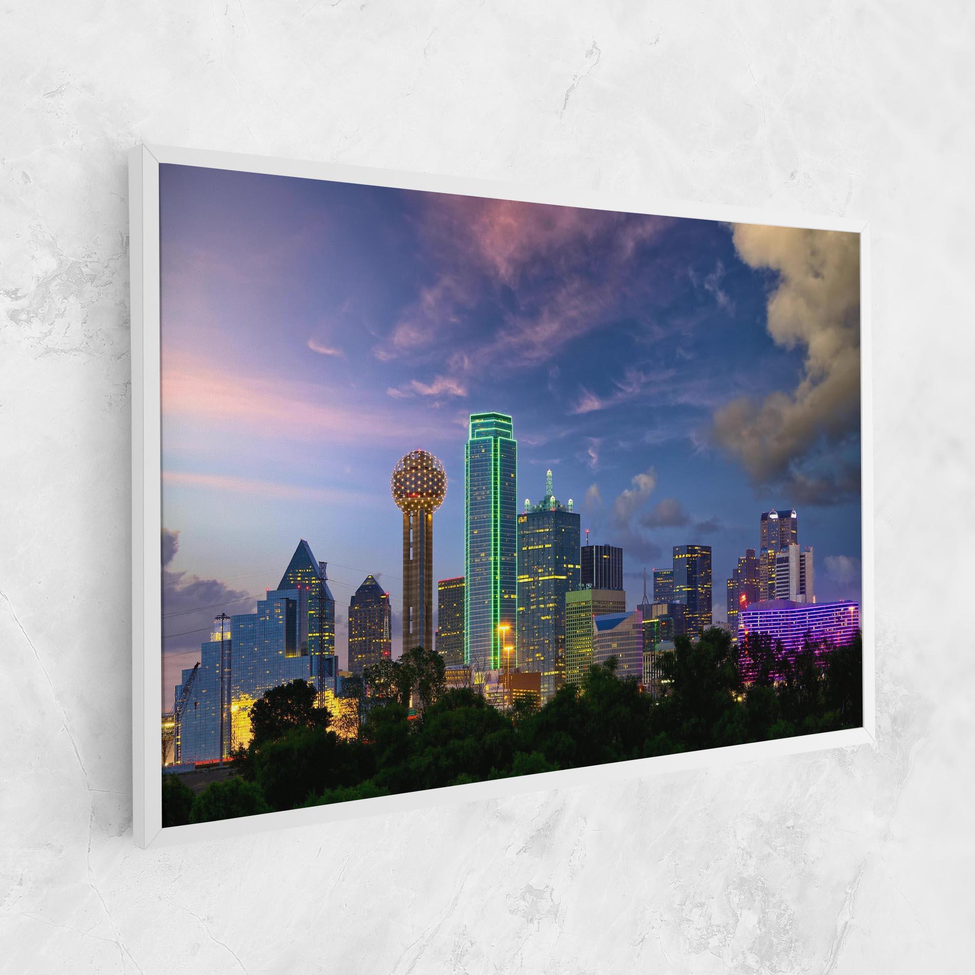 Leinwandbild Dallas Dusk mockup 1