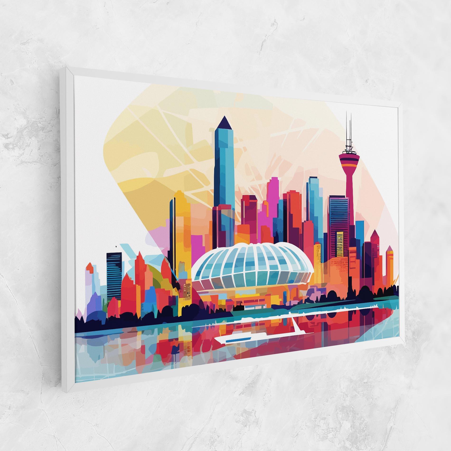 Leinwandbild Olympic Stadium Color mockup 1