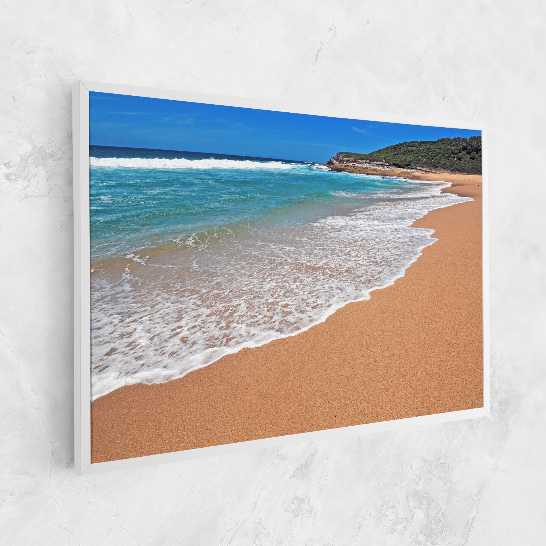 Leinwandbild Pristine Beach mockup 1