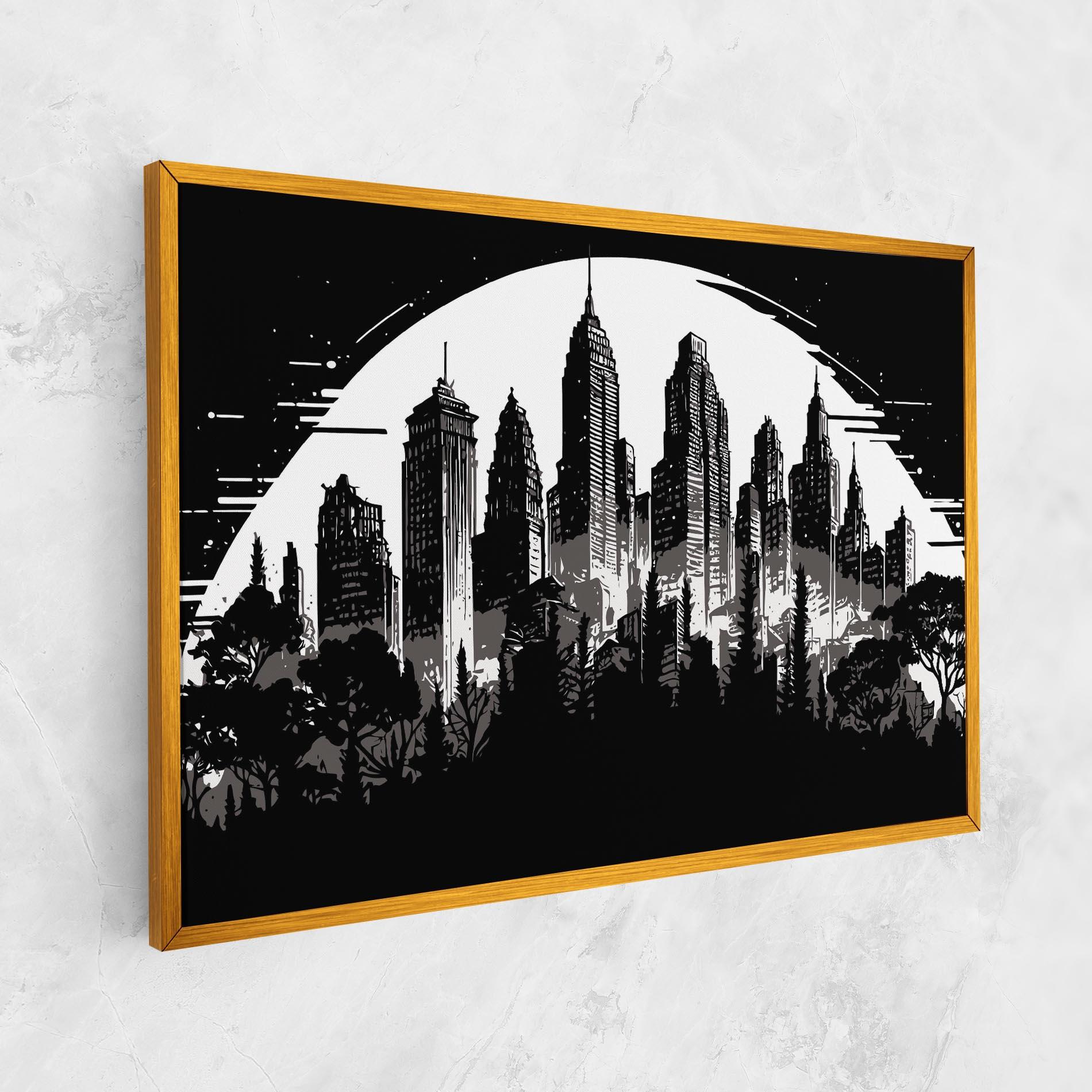 Leinwandbild Australia Moon mockup 1