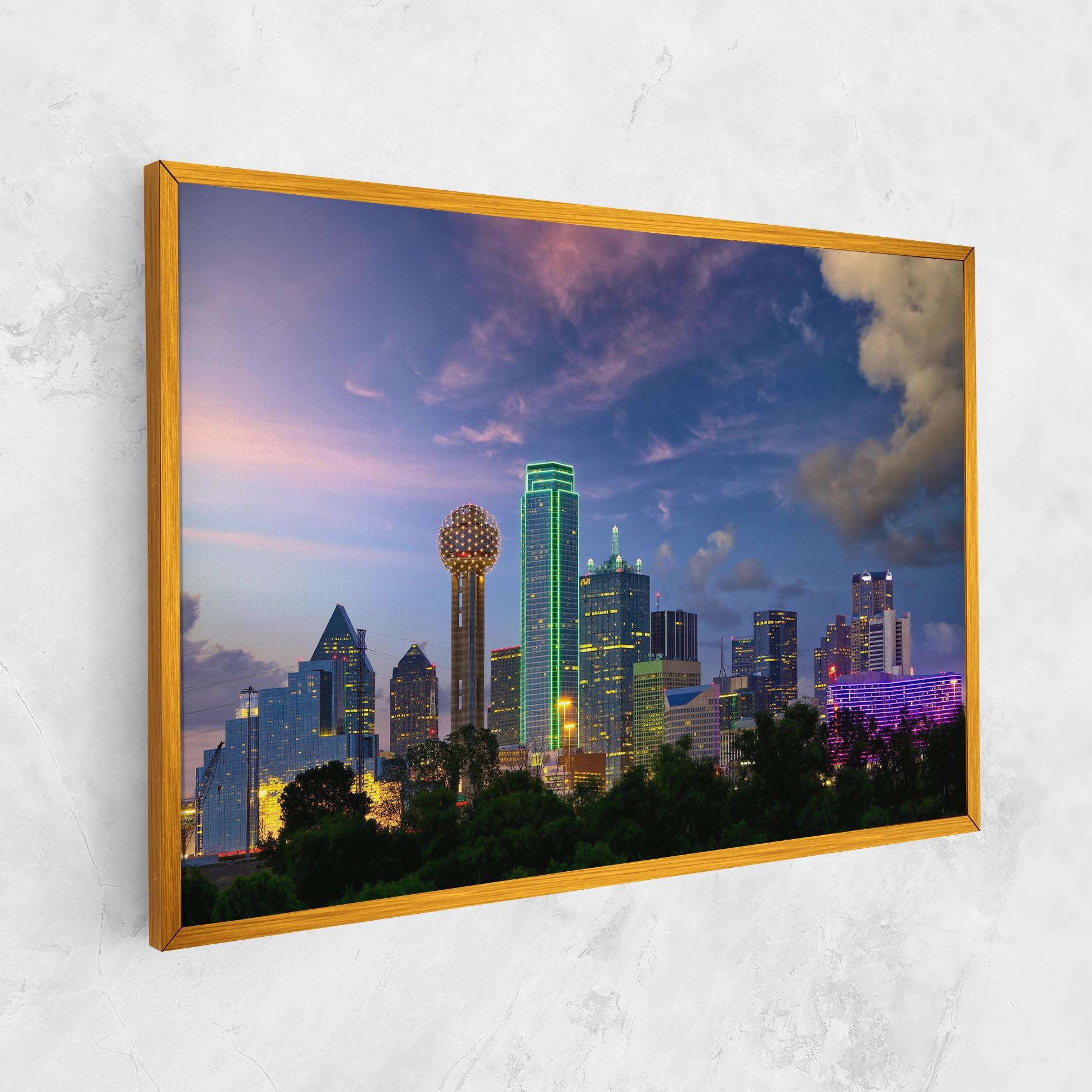 Leinwandbild Dallas Dusk mockup 1