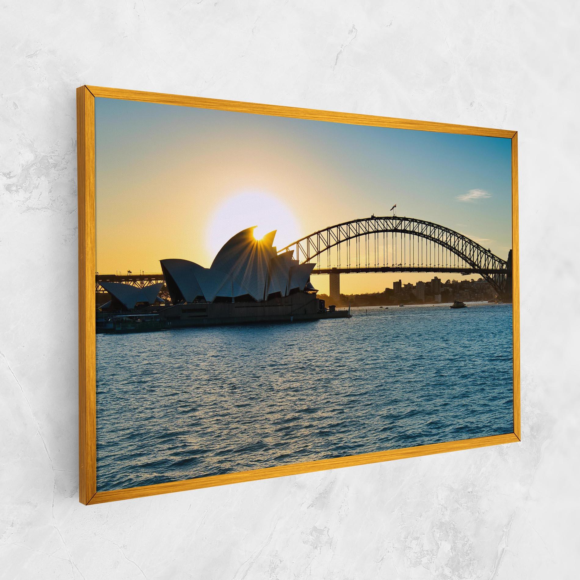 Leinwandbild Sunrise Sydney mockup 1