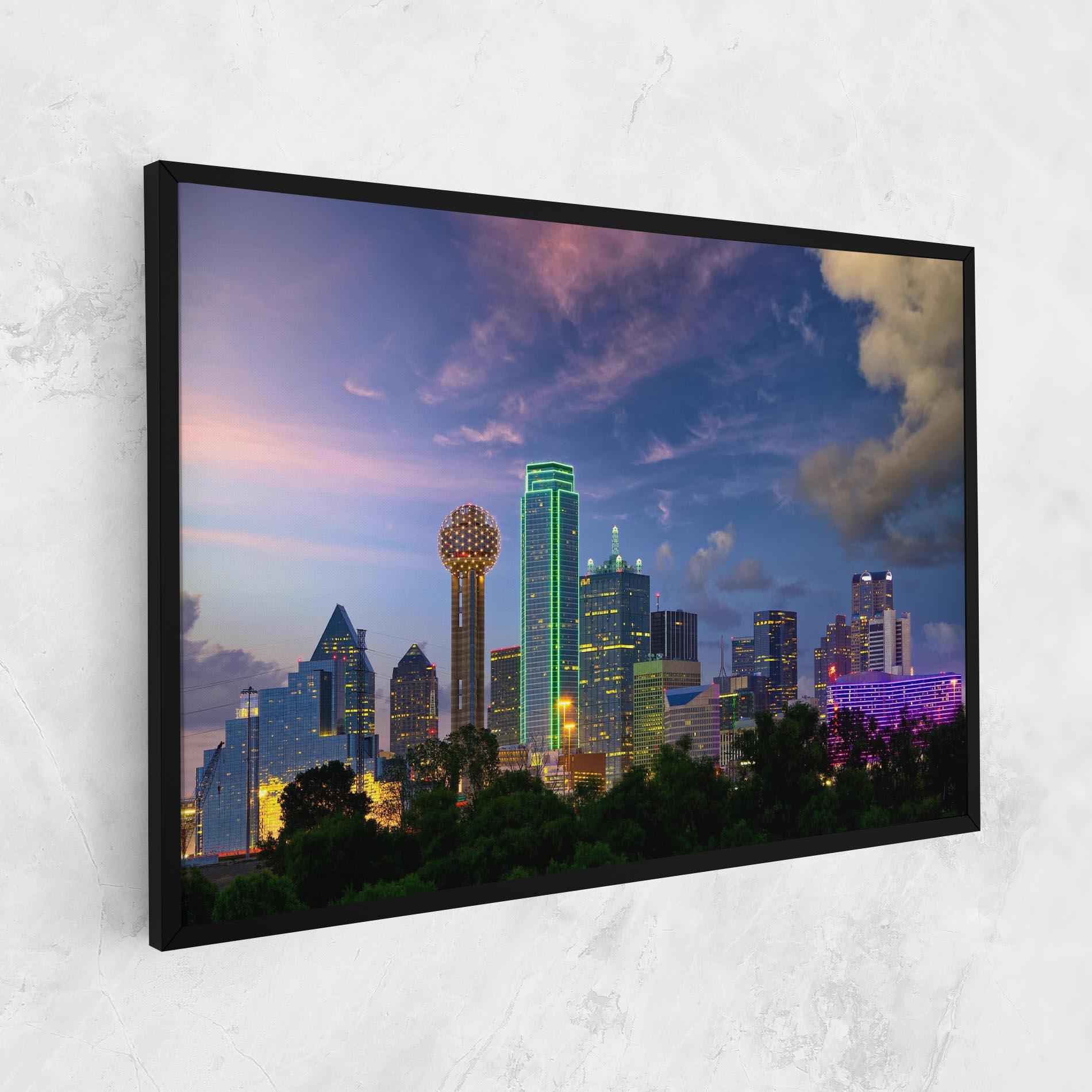 Leinwandbild Dallas Dusk mockup 1
