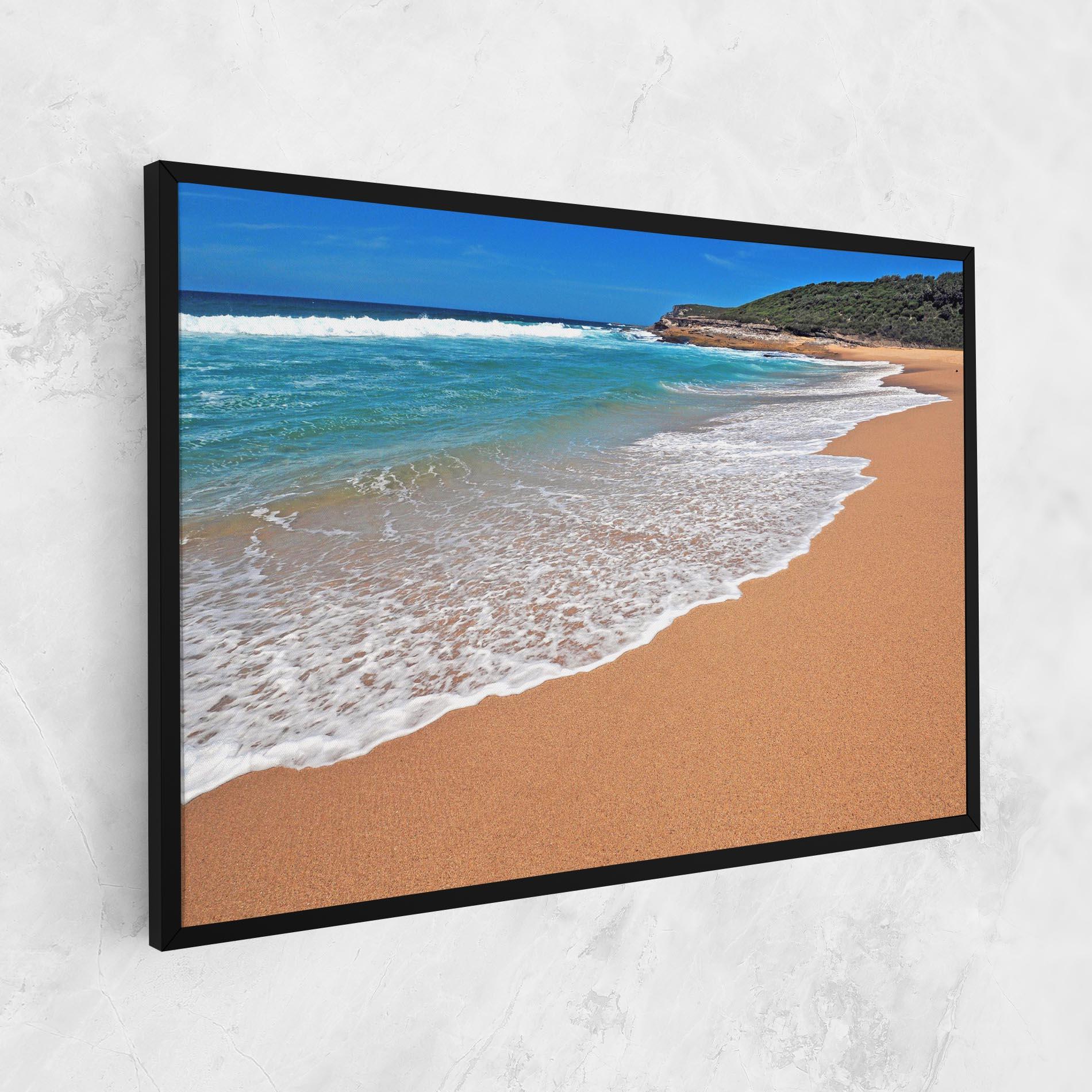 Leinwandbild Pristine Beach mockup 1