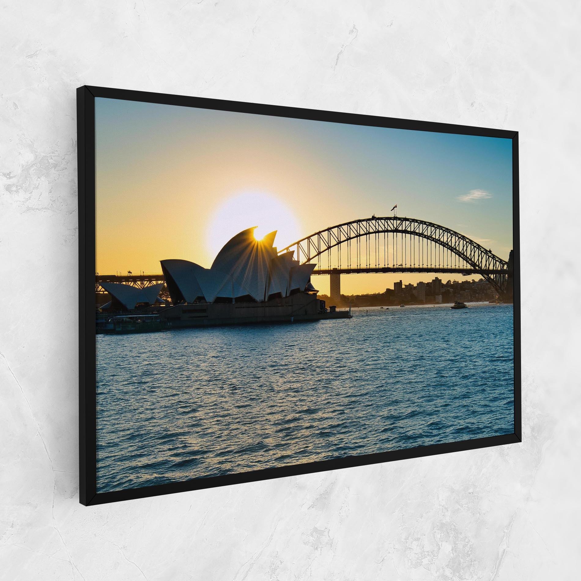 Leinwandbild Sunrise Sydney mockup 1